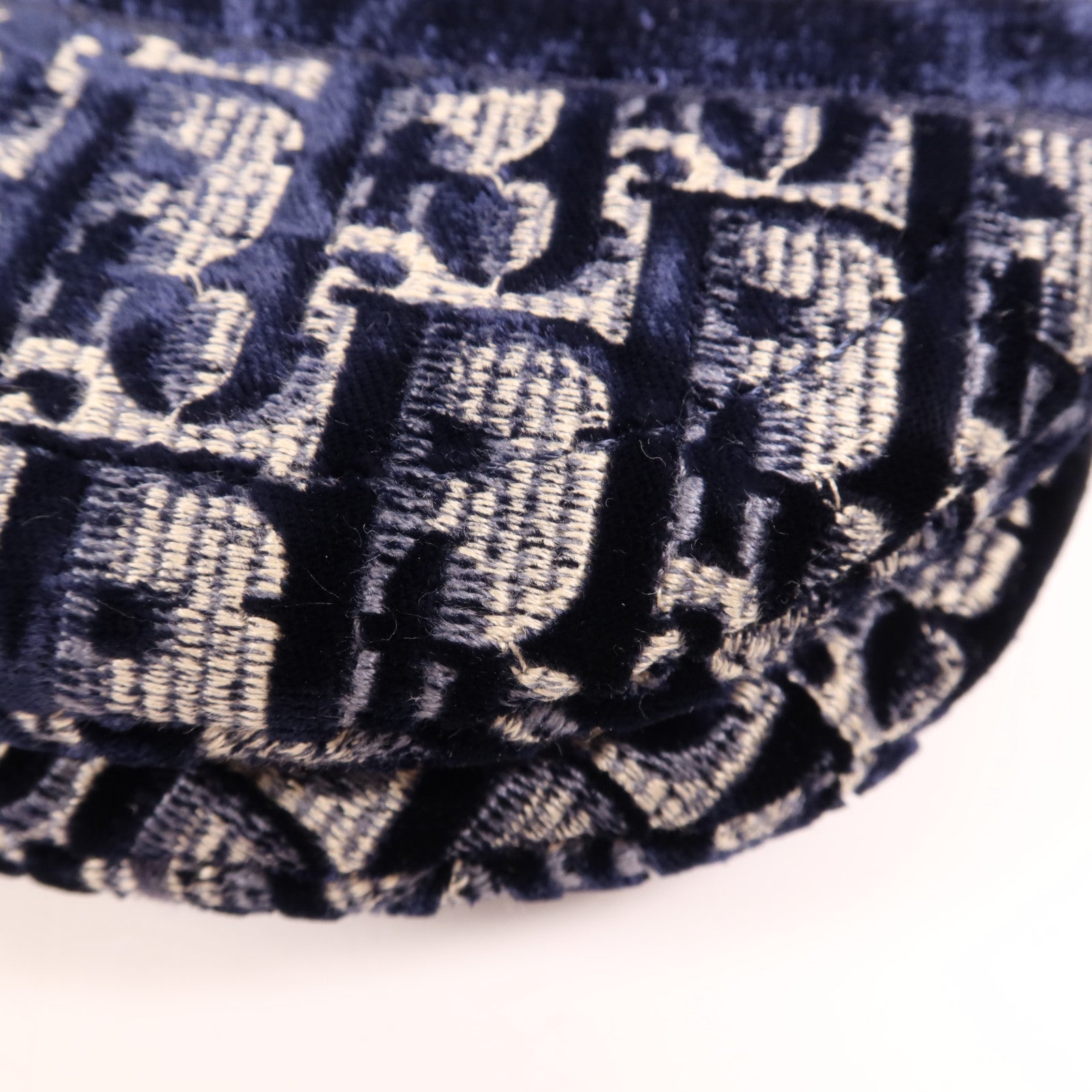 Dior 帆布Saddle金扣手挽袋