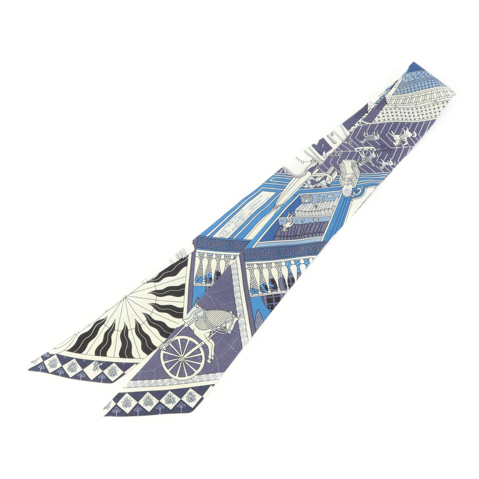 HERMES 絲質Twilly絲巾