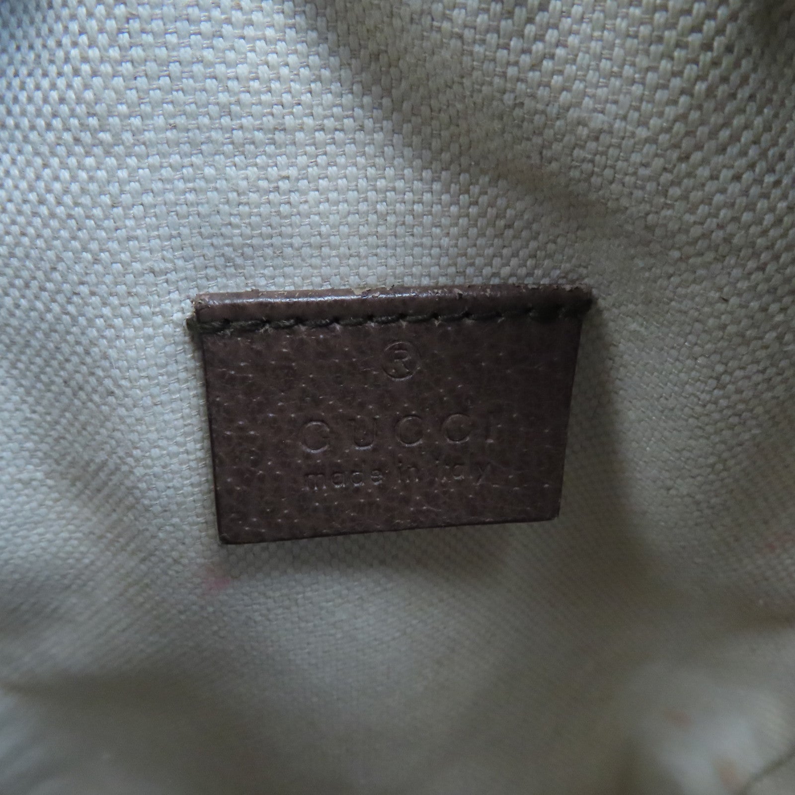 GUCCI 塗層帆布Ophidia GG金扣肩背袋啡色