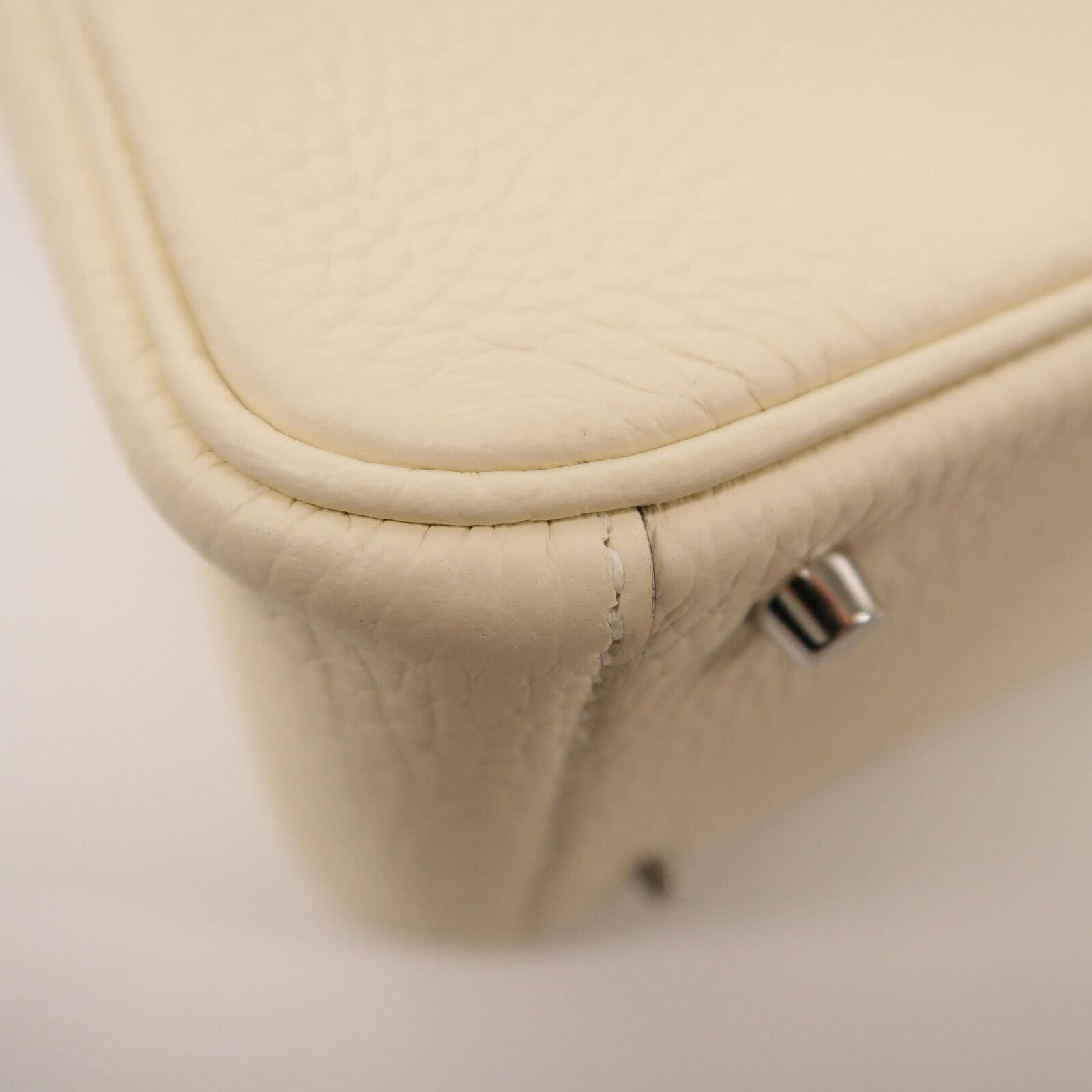HERMES Clemence皮革Mini Lindy手挽肩背兩用袋