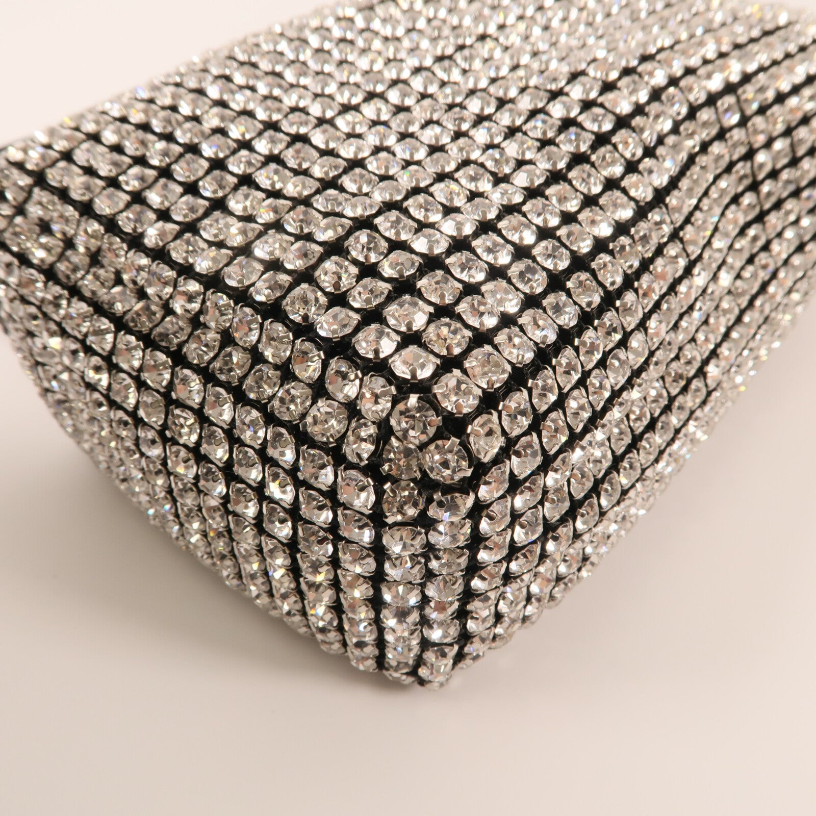 Alexander Wang 水晶Alexander Wang Heiress Crystal Bag銀扣手挽袋