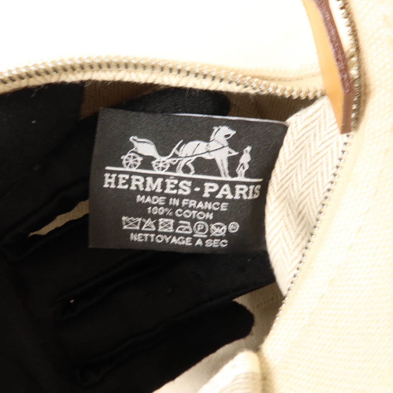 HERMES 帆布Bride a Brac GM手挽袋