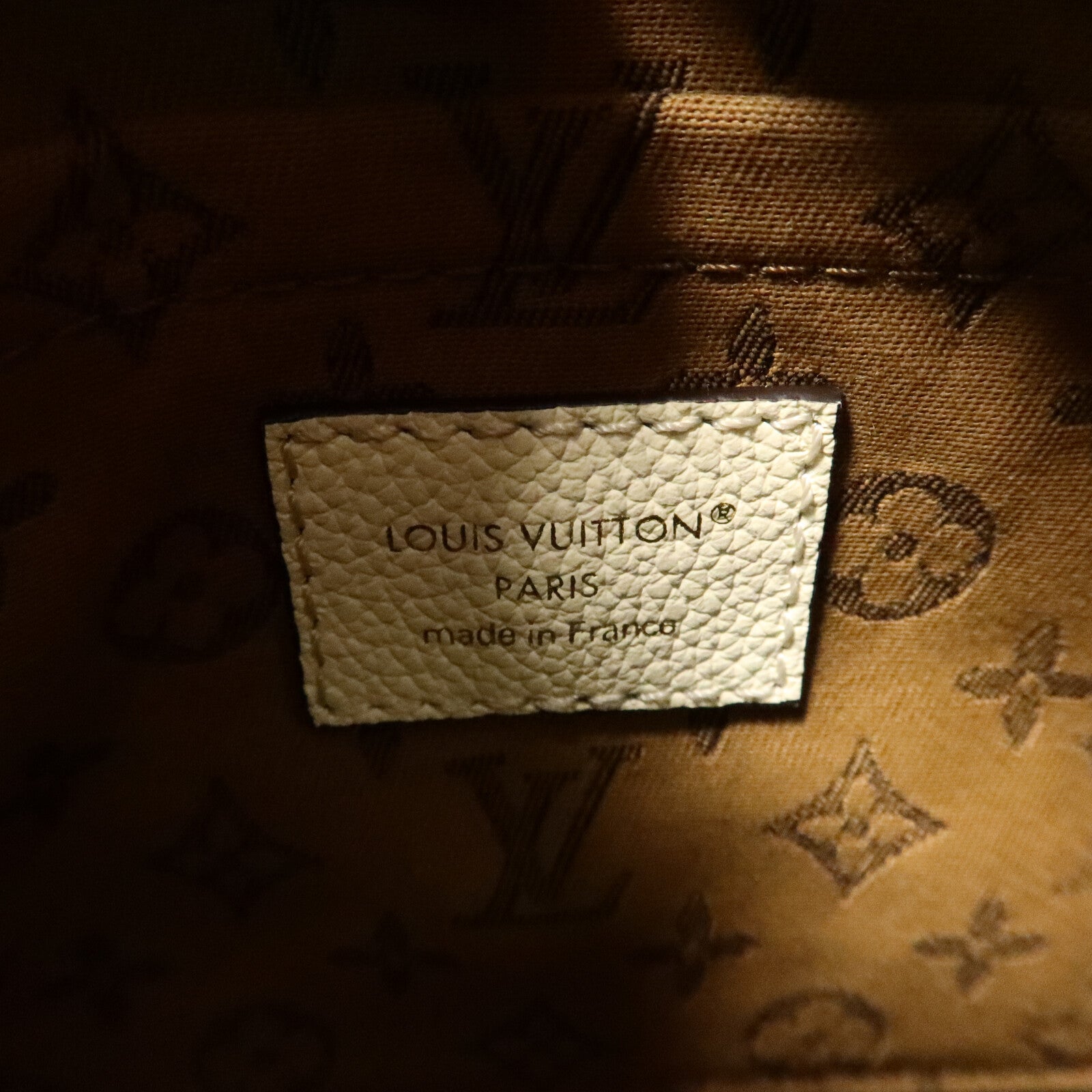 LOUIS VUITTON Monogram Reverse/皮革Express PM手挽肩背兩用袋