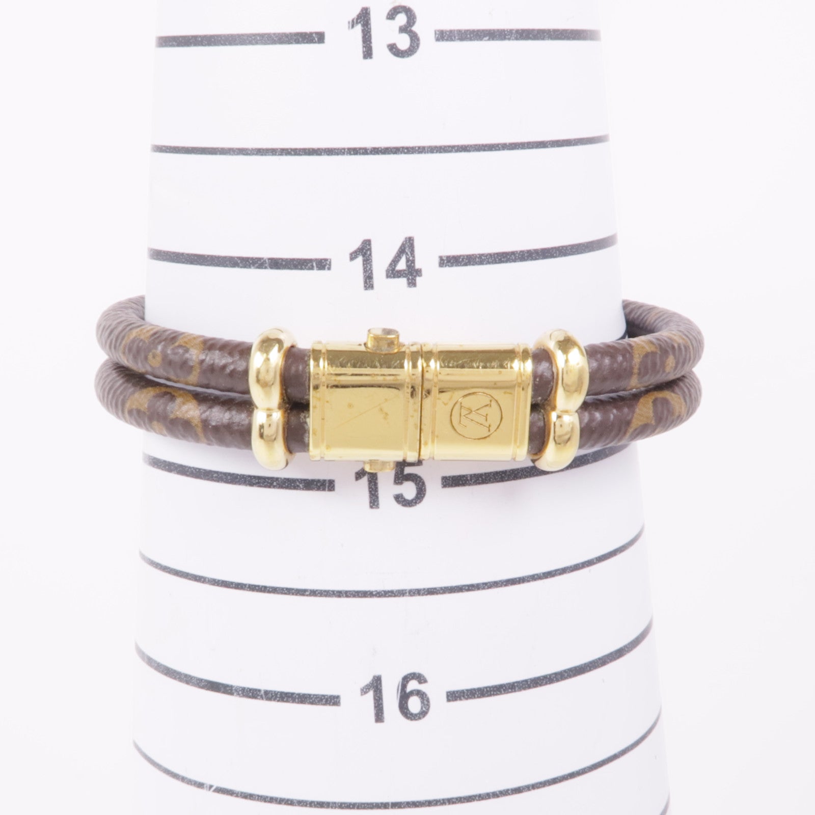 LOUIS VUITTON Monogram Keep It Twice Bracelet金扣手鐲