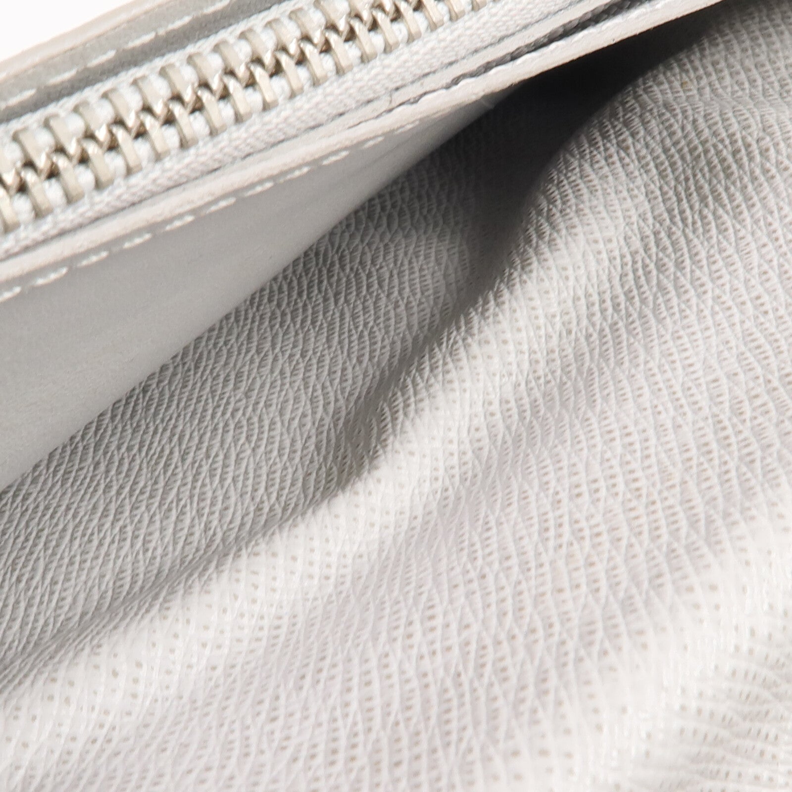 LOUIS VUITTON Monogram Logo Story Portefeuille Brazza Wallet銀扣長錢包