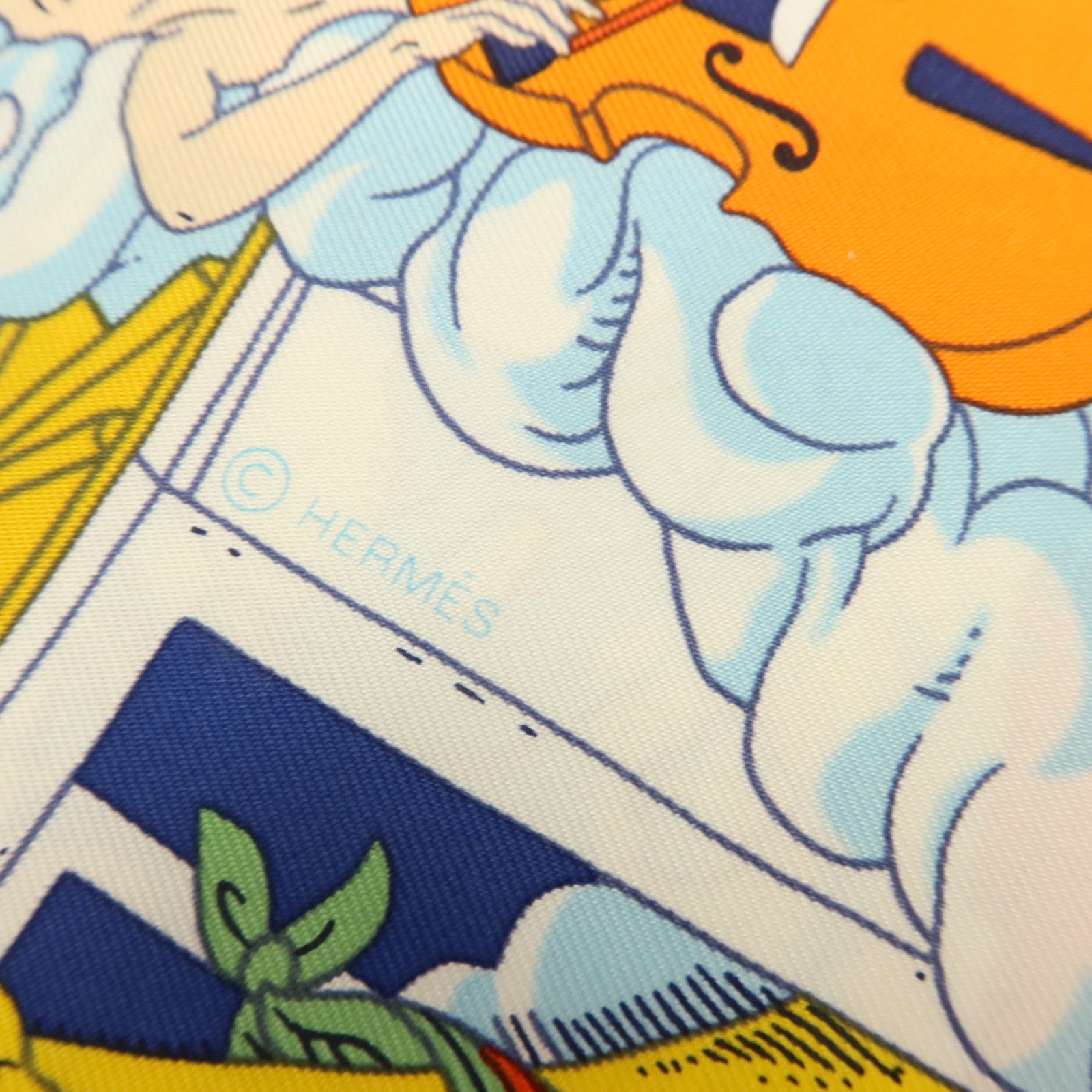 HERMES 絲質Scarf 90x90cm絲巾