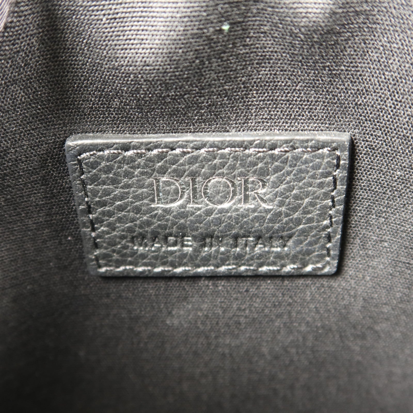 Dior 帆布Saddle Pouch Crossbody Bag銀扣肩背袋