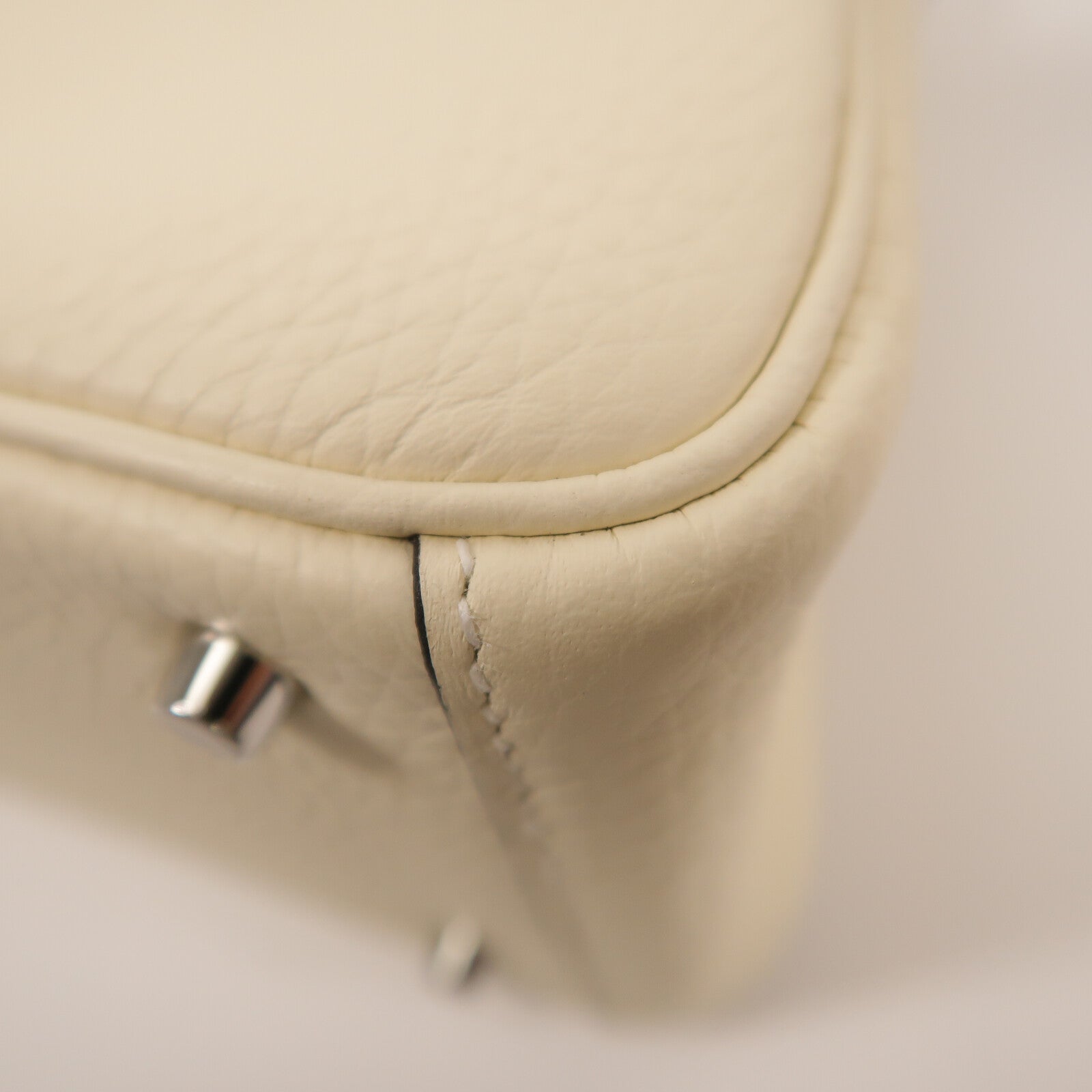 HERMES Clemence皮革Mini Lindy手挽肩背兩用袋