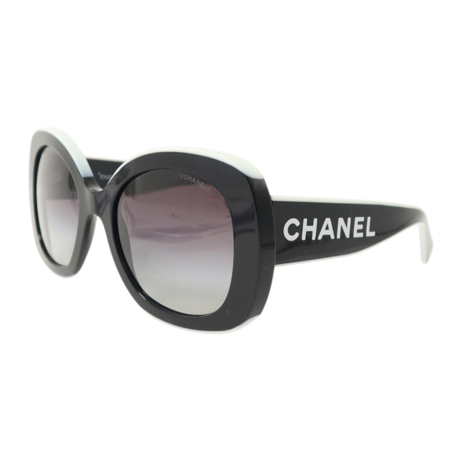 CHANEL PVC Oval Sunglasses太陽眼鏡