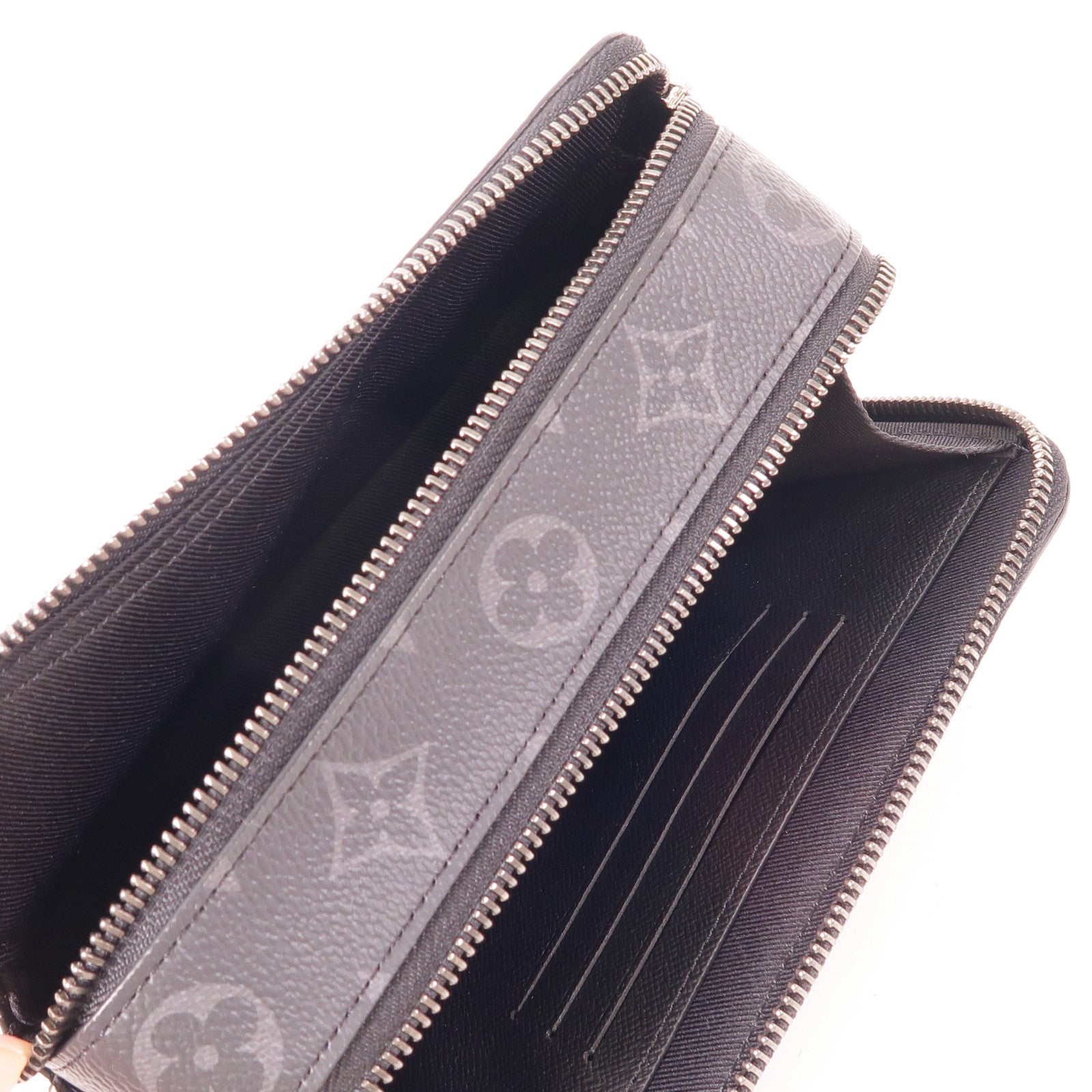 LOUIS VUITTON Monogram Eclipse Alpha銀扣肩背袋