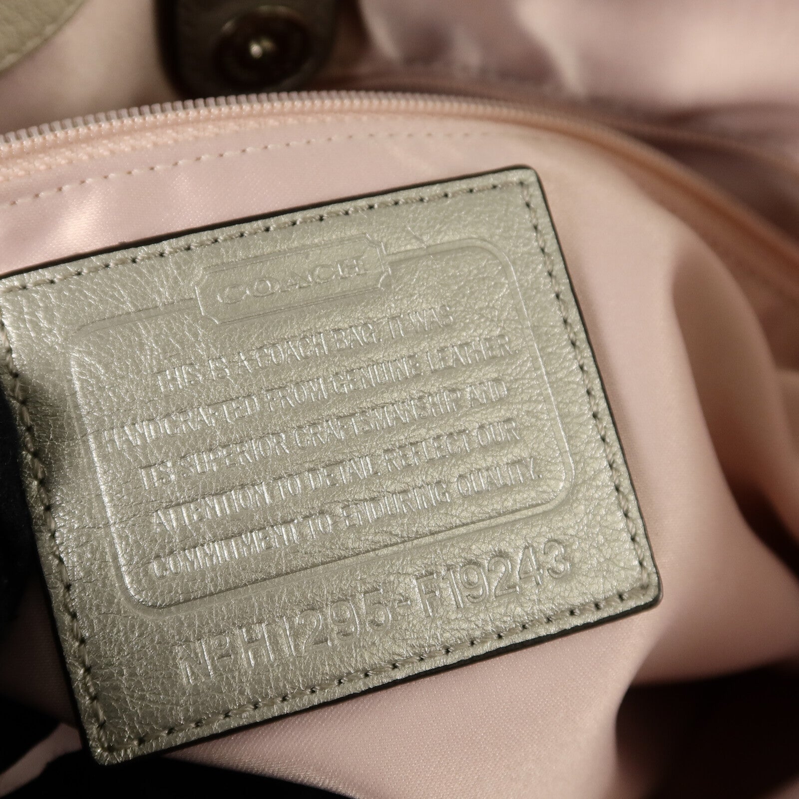 COACH 牛皮皮革Shoulder Bag手挽肩背兩用袋