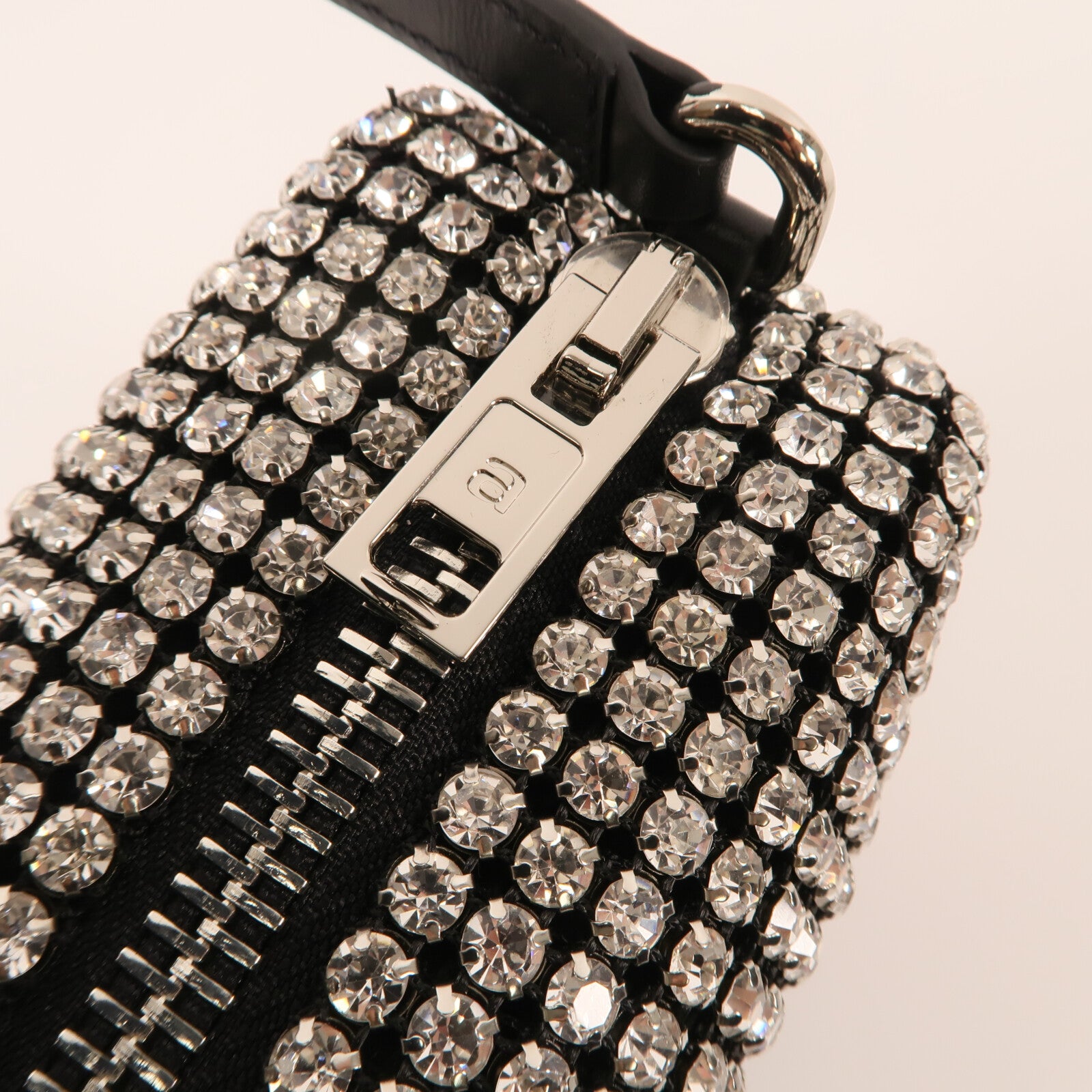 Alexander Wang 水晶Alexander Wang Heiress Crystal Bag銀扣手挽袋