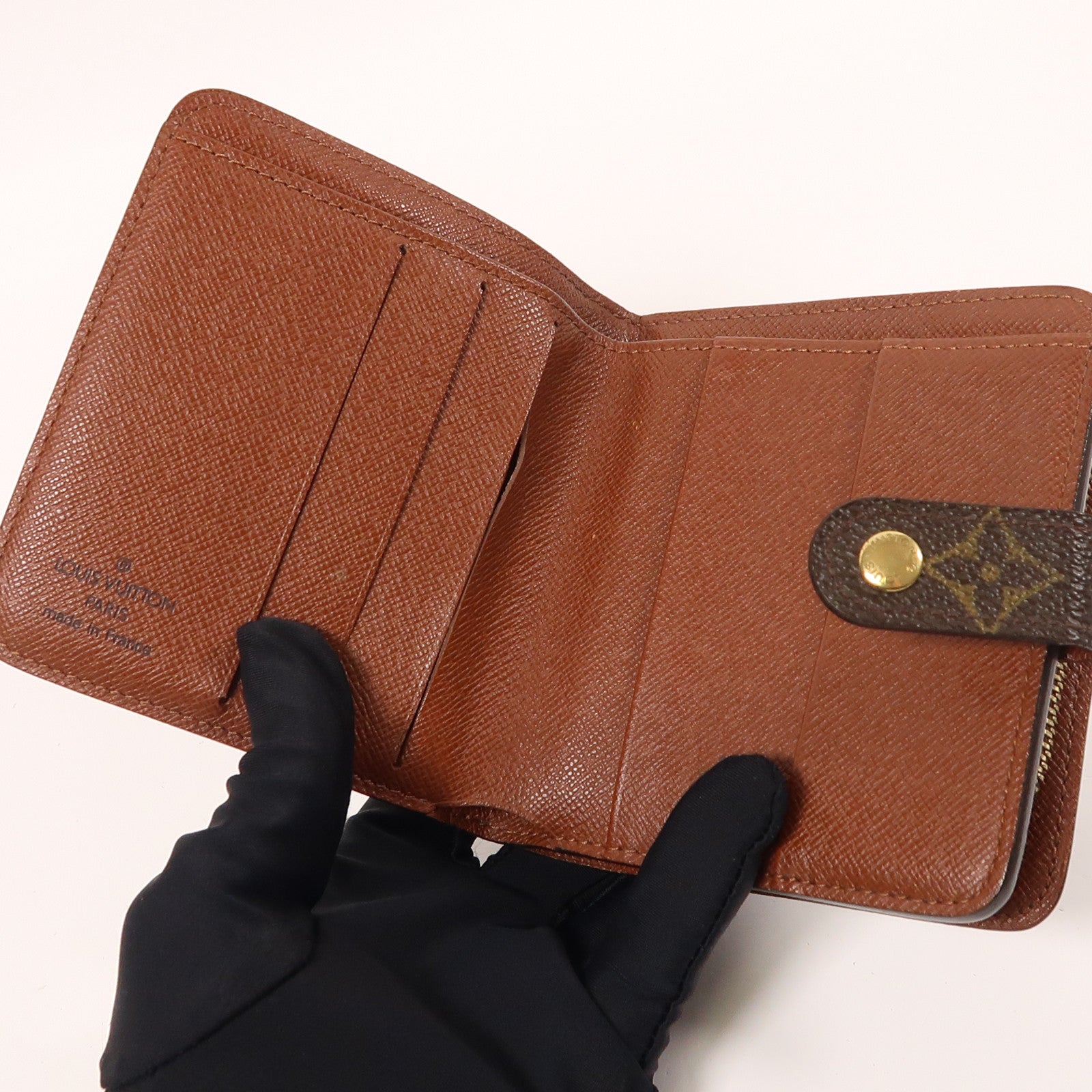 LOUIS VUITTON Monogram Wallet金扣錢包