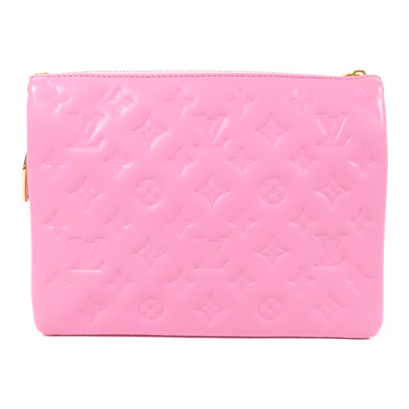 LOUIS VUITTON Monogram Embossed Bolsa Coussin PM肩背袋