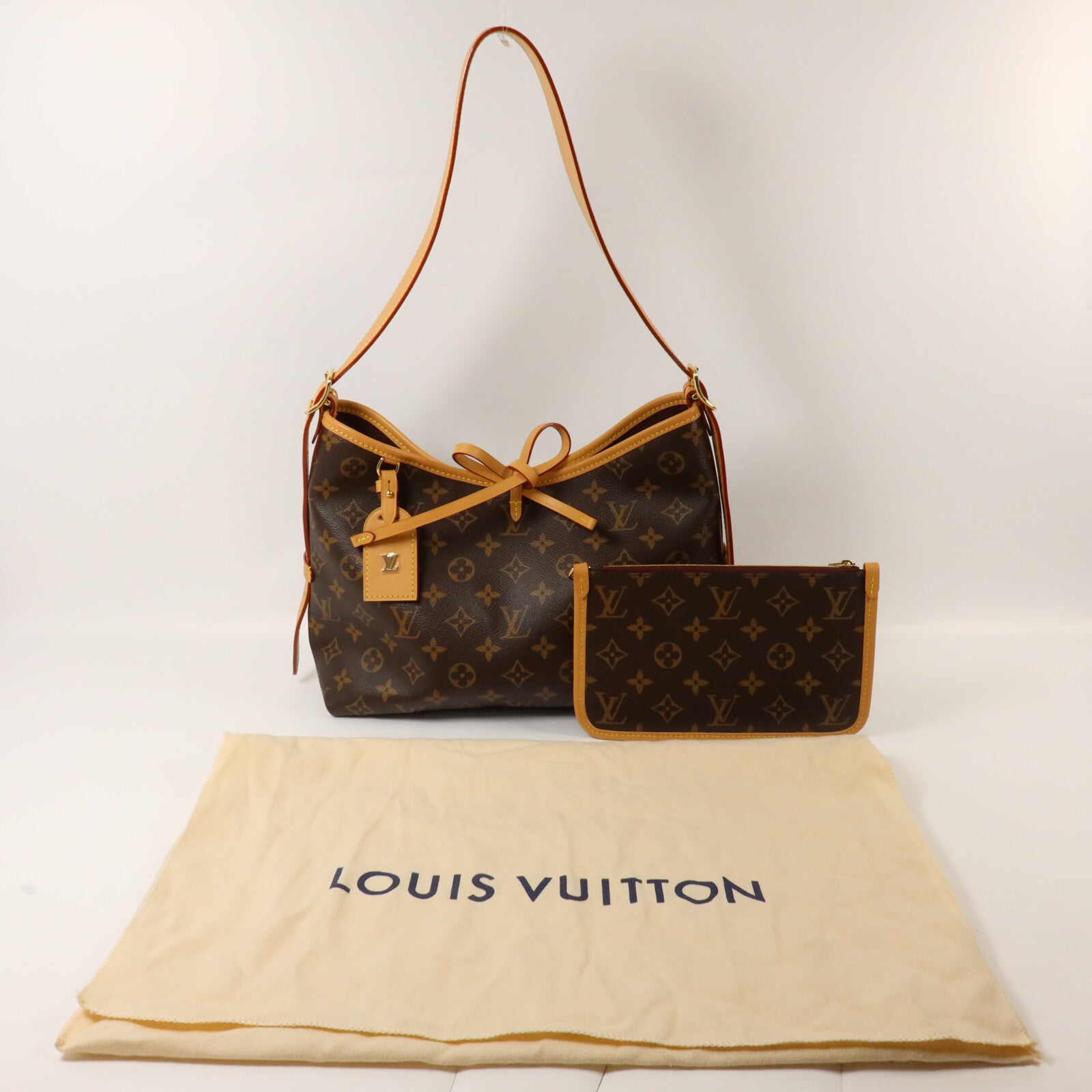 LOUIS VUITTON Monogram CarryAll PM肩背袋