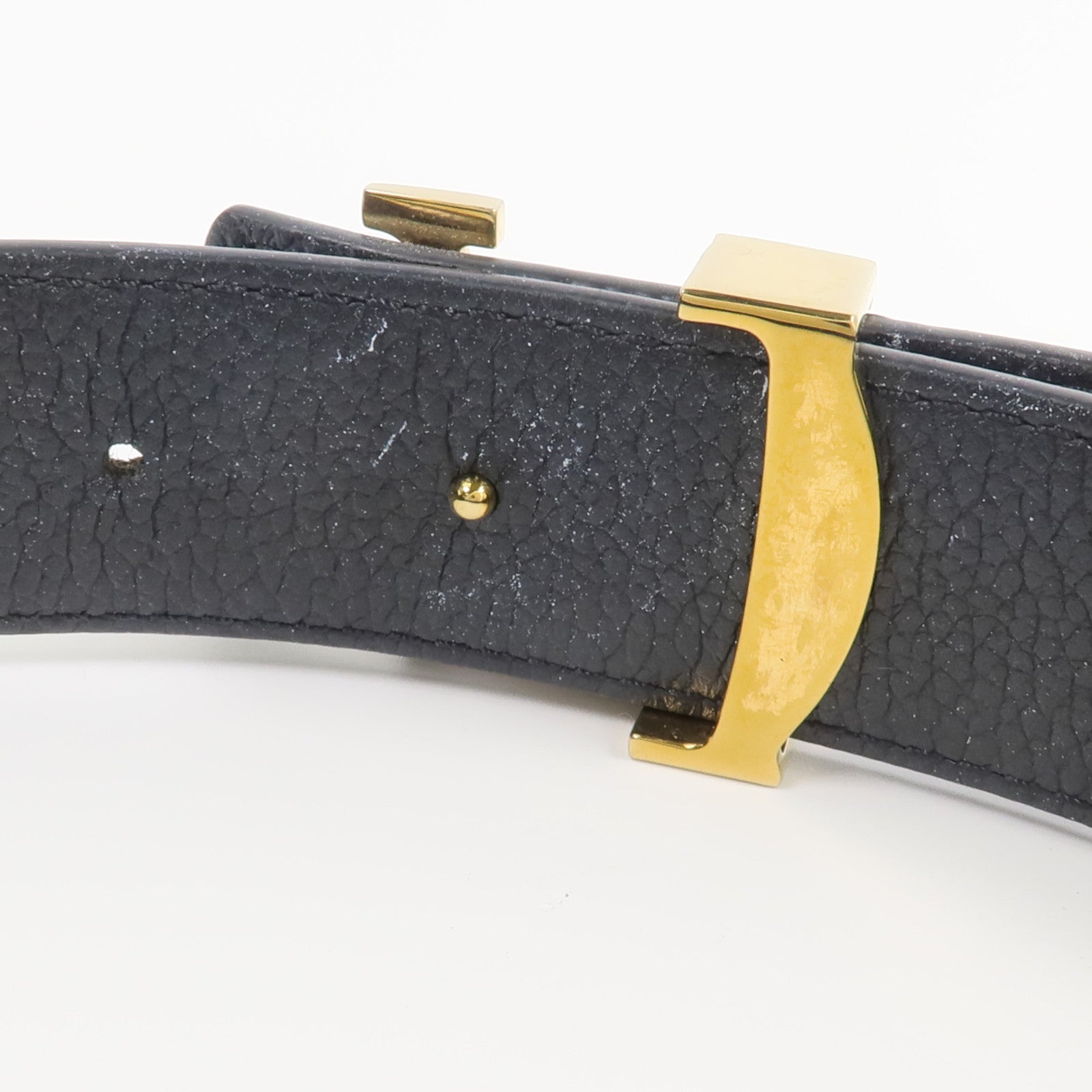 LOUIS VUITTON Monogram Initiales 30mm Reversible Belt皮帶