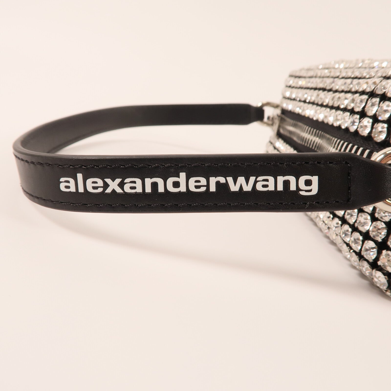 Alexander Wang 水晶Alexander Wang Heiress Crystal Bag銀扣手挽袋