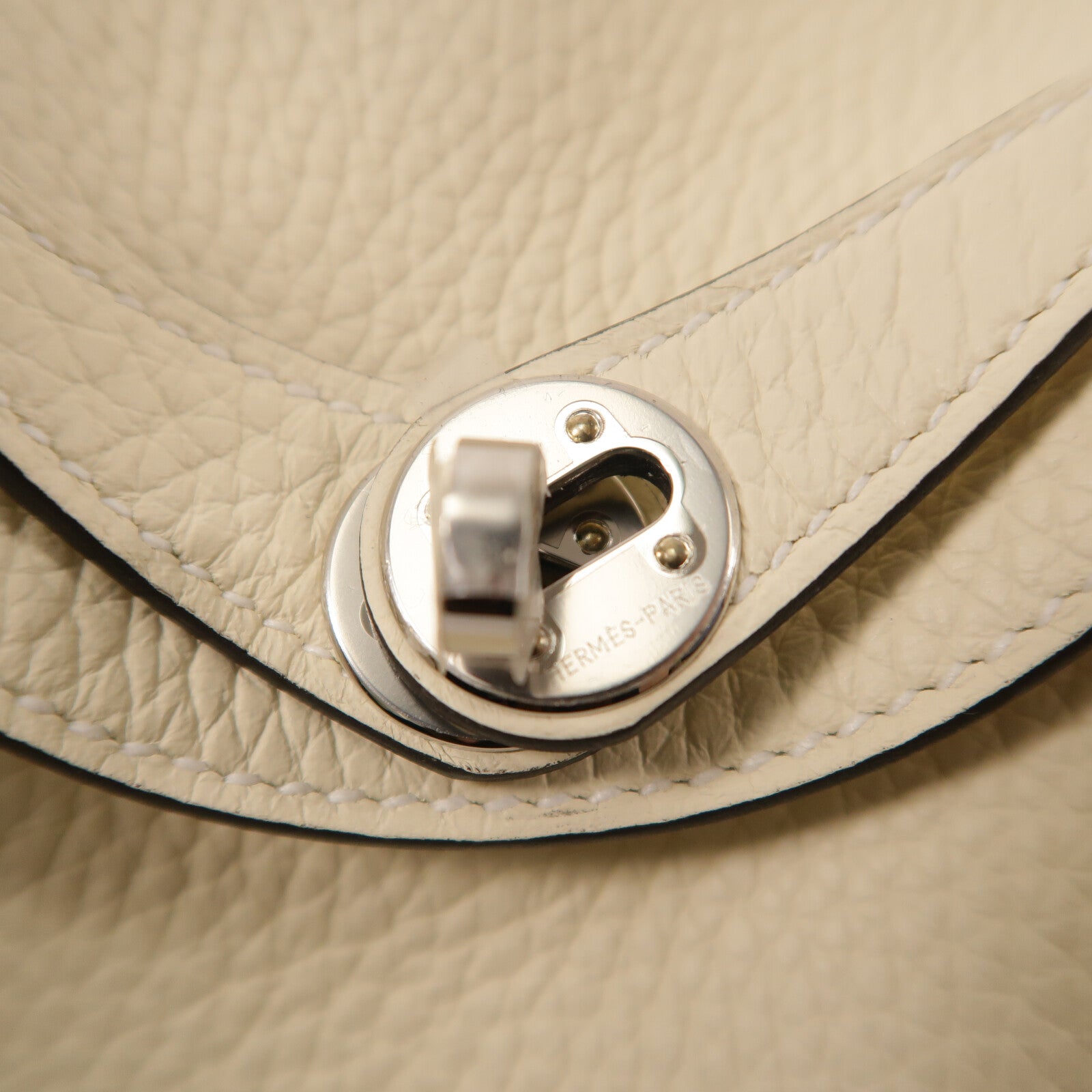 HERMES Clemence皮革Mini Lindy手挽肩背兩用袋