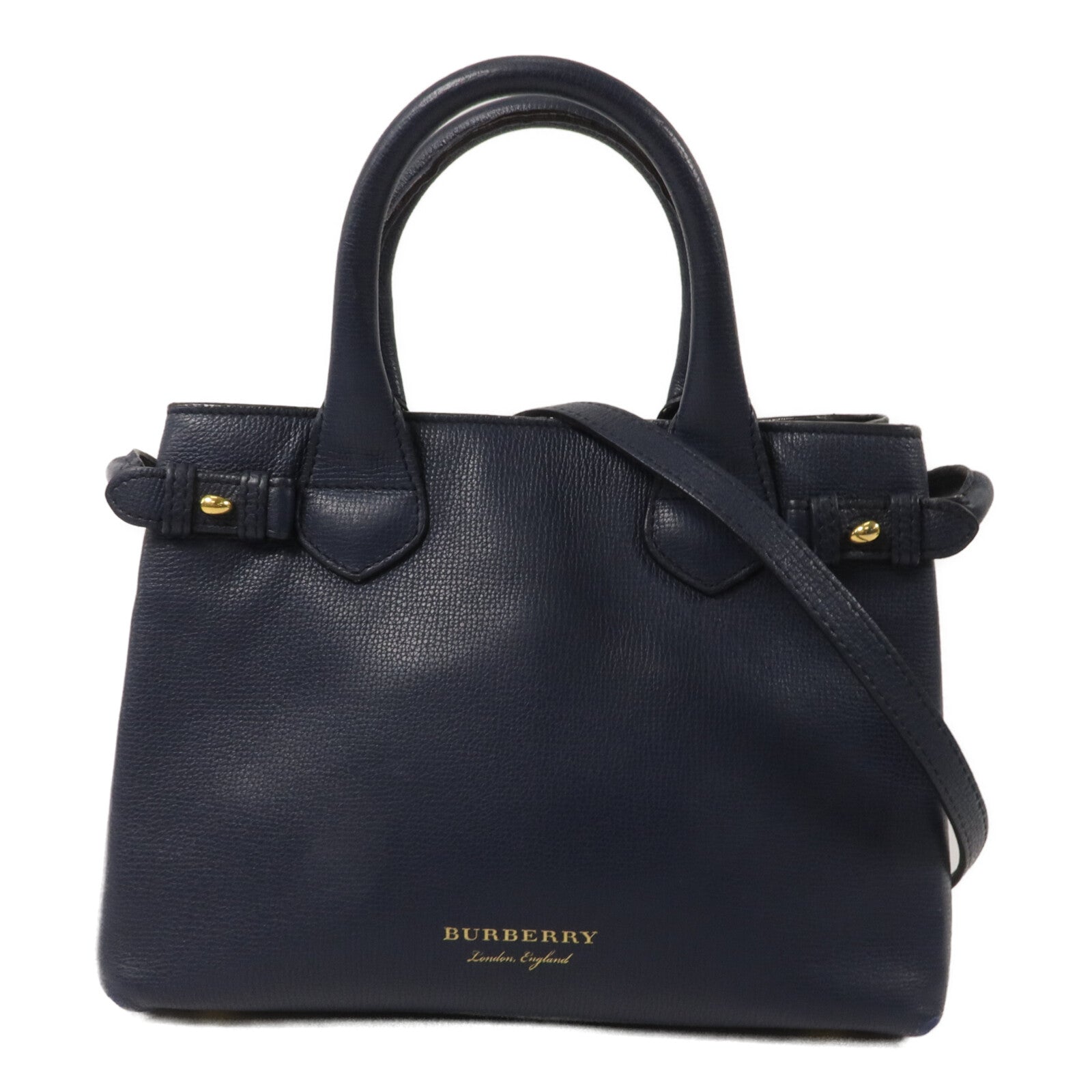 BURBERRY 牛皮皮革2 Way Bag手挽肩背兩用袋