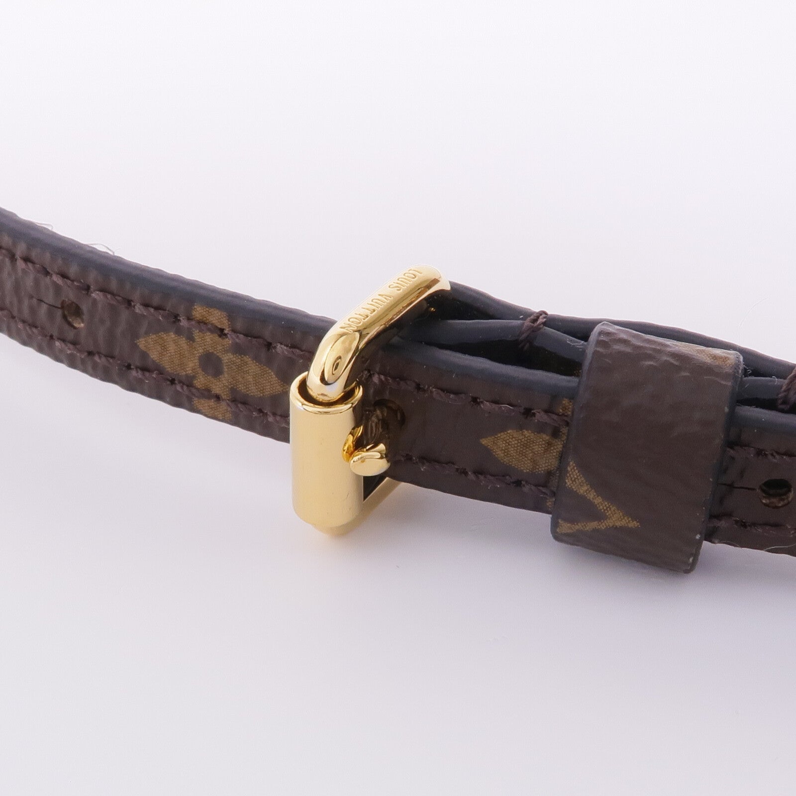 LOUIS VUITTON Monogram Reverse Petite Malle金扣肩背袋