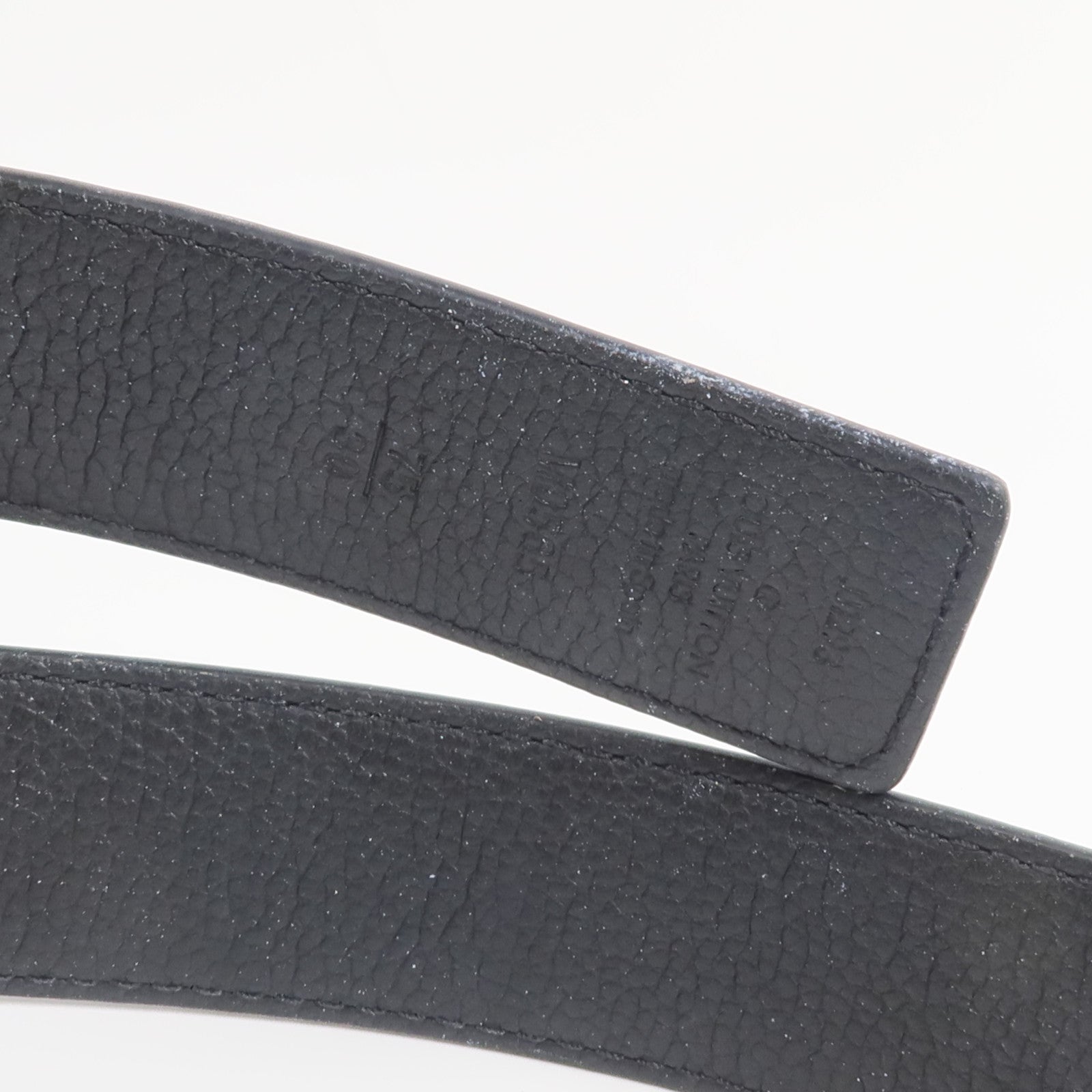 LOUIS VUITTON Monogram Initiales 30mm Reversible Belt皮帶