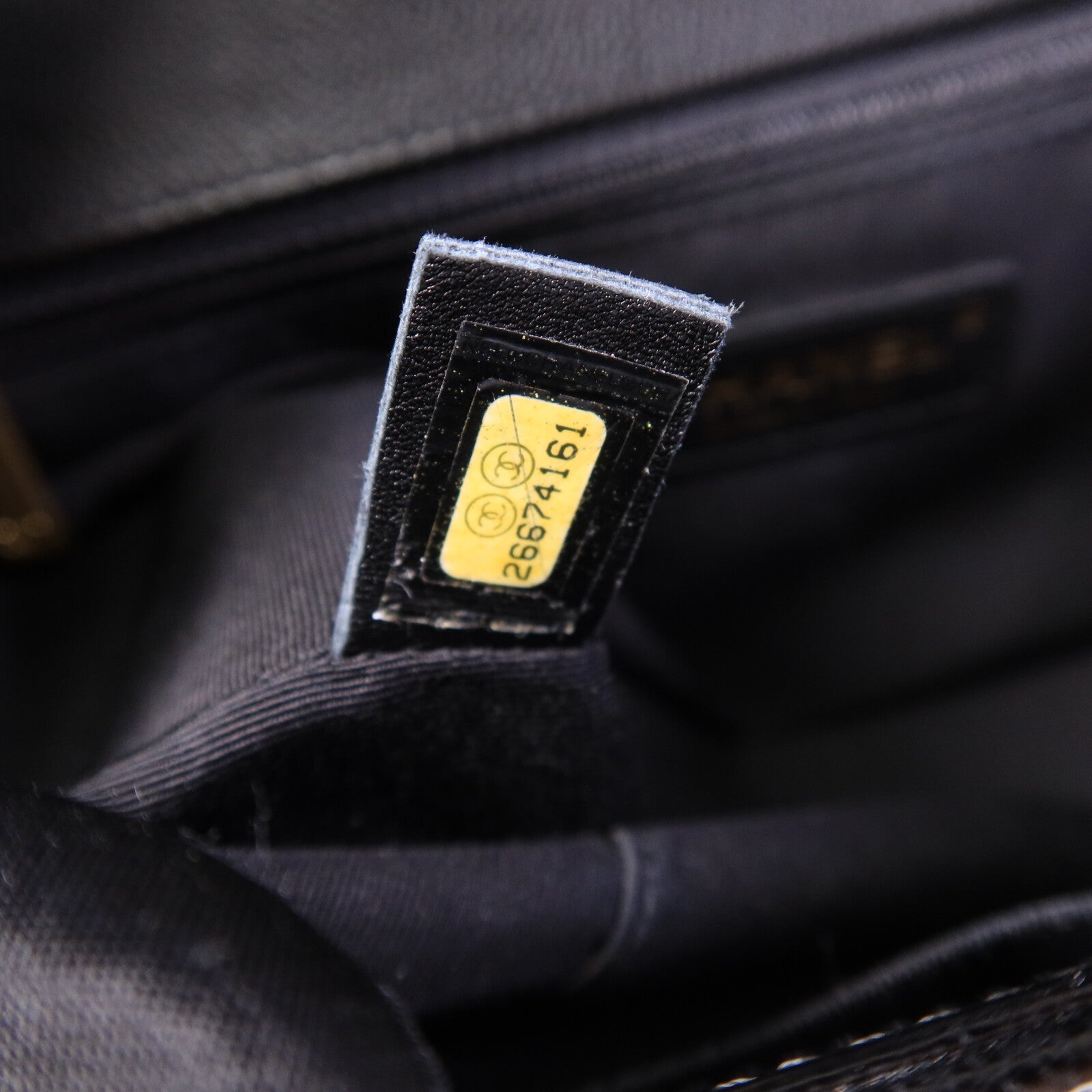 CHANEL 牛皮皮革Boy 28鏈帶手挽肩背兩用袋