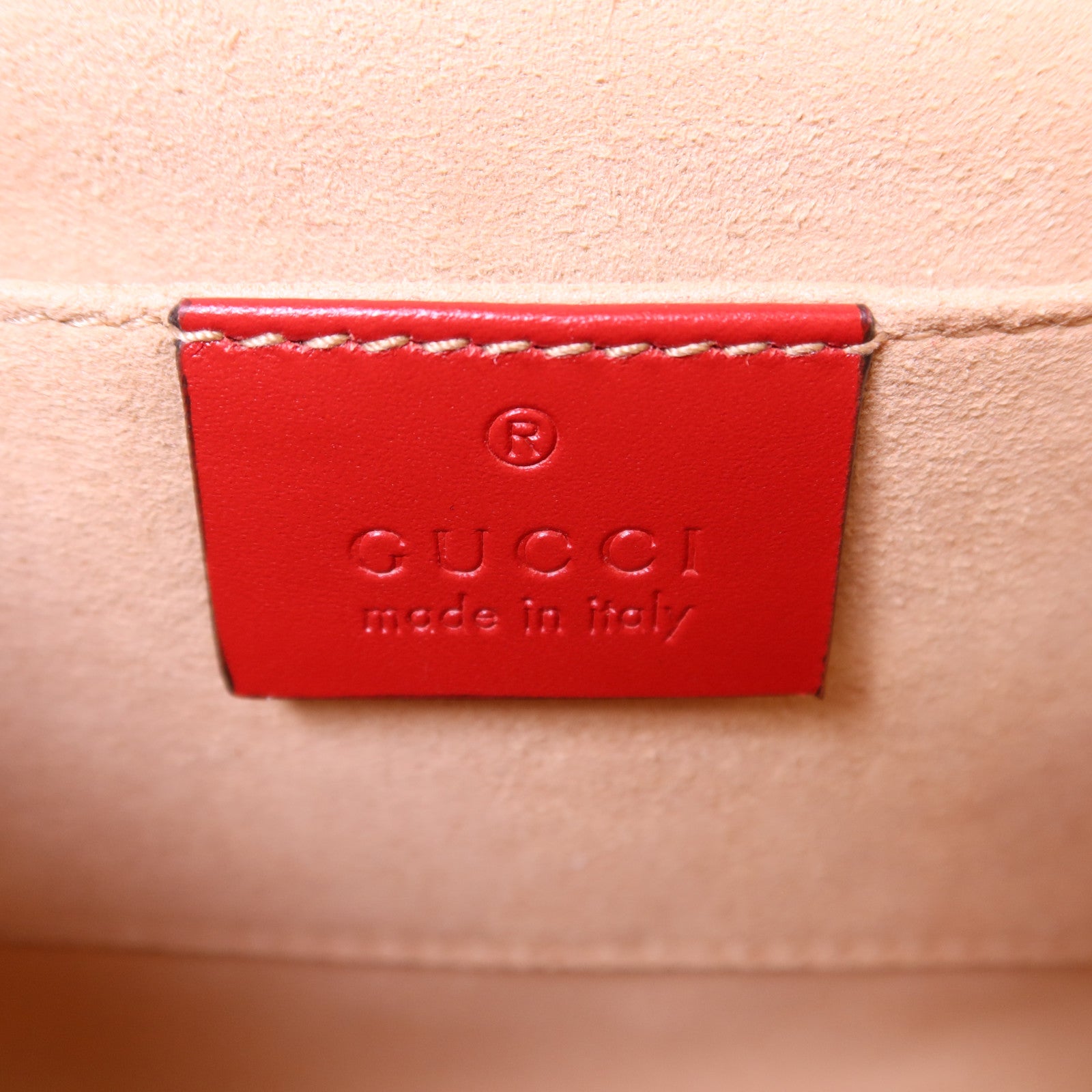 GUCCI 【激減優惠】牛皮皮革Padlock GG金扣鏈帶肩背袋