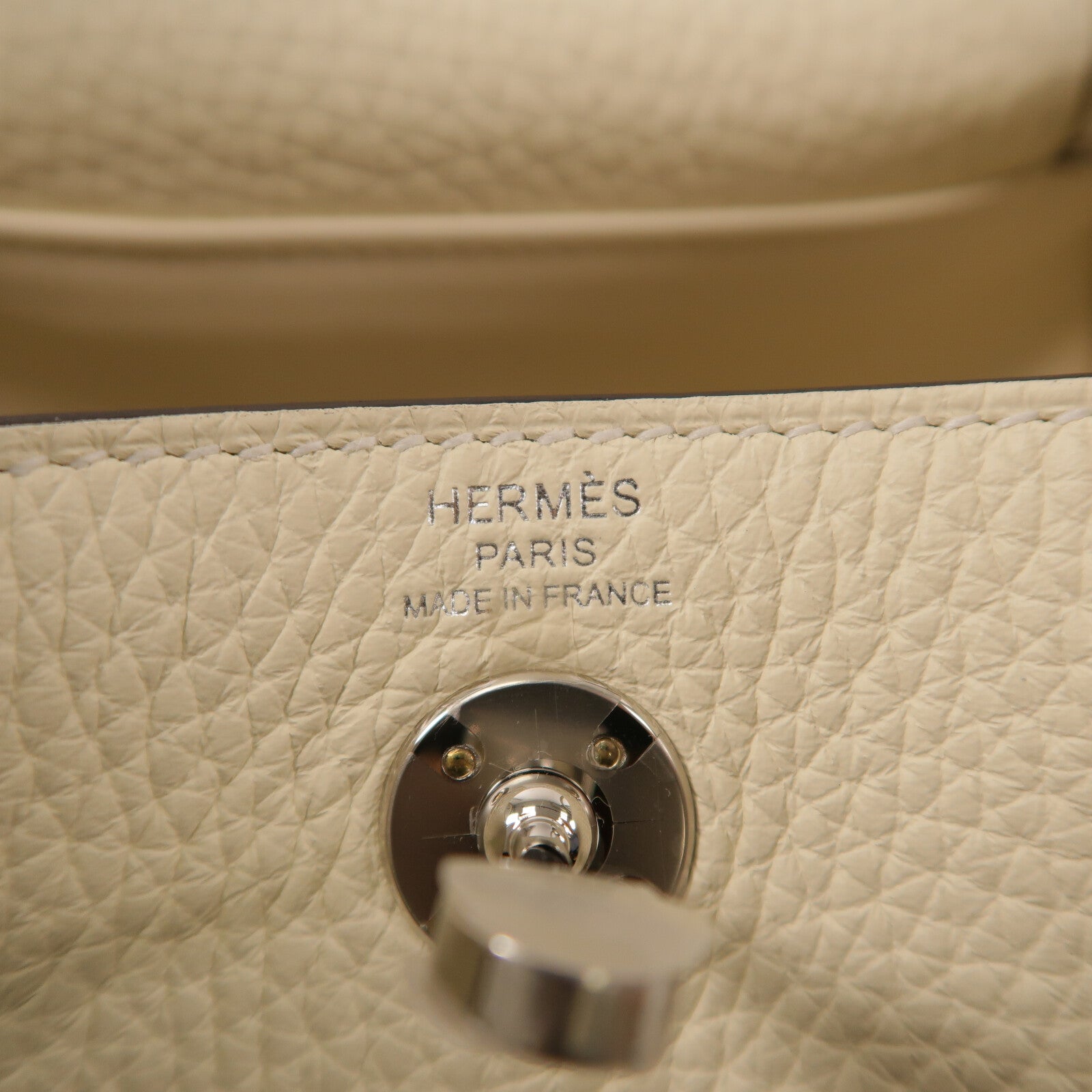 HERMES Clemence皮革Mini Lindy手挽肩背兩用袋