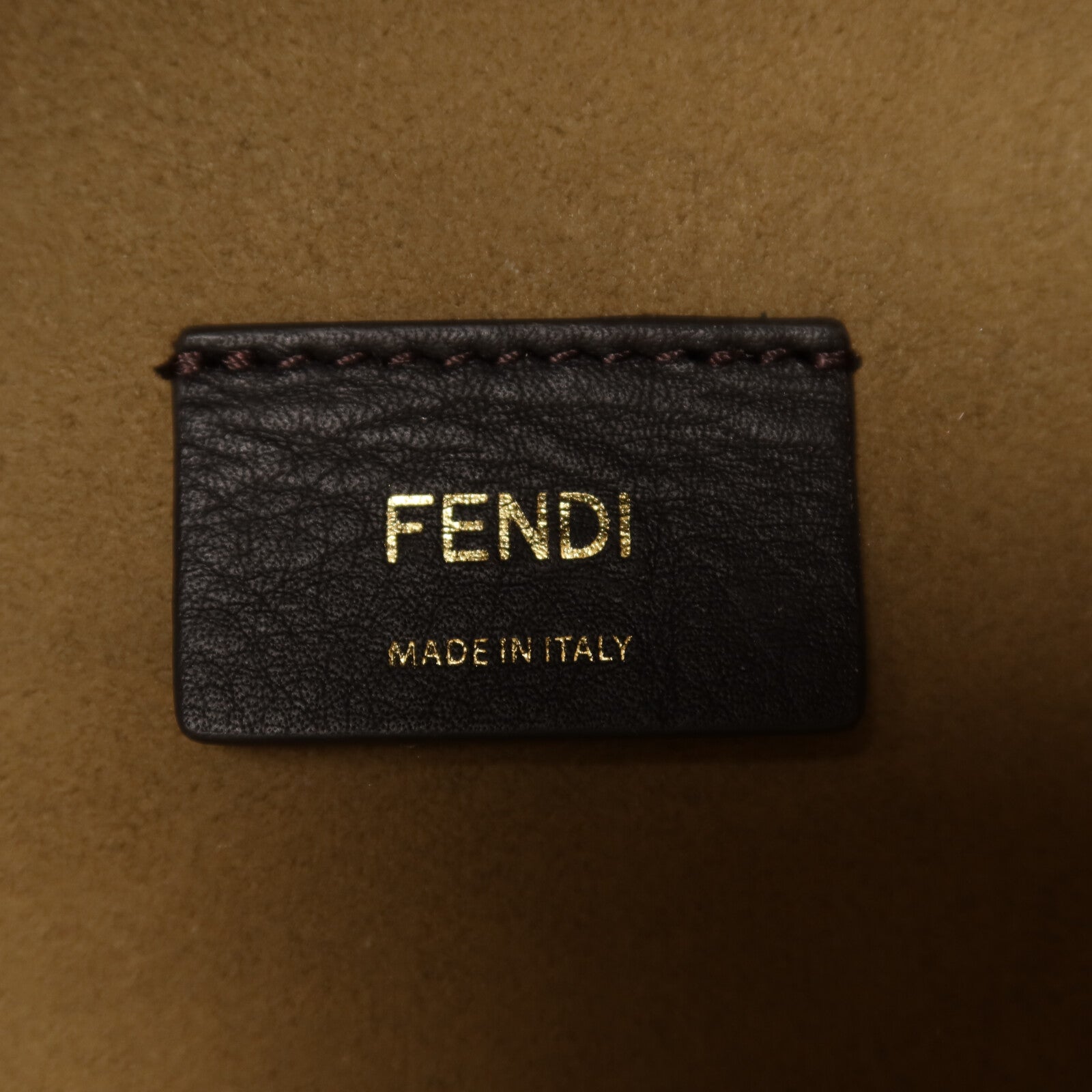 FENDI 帆布Sunshine Medium金扣手挽肩背兩用袋