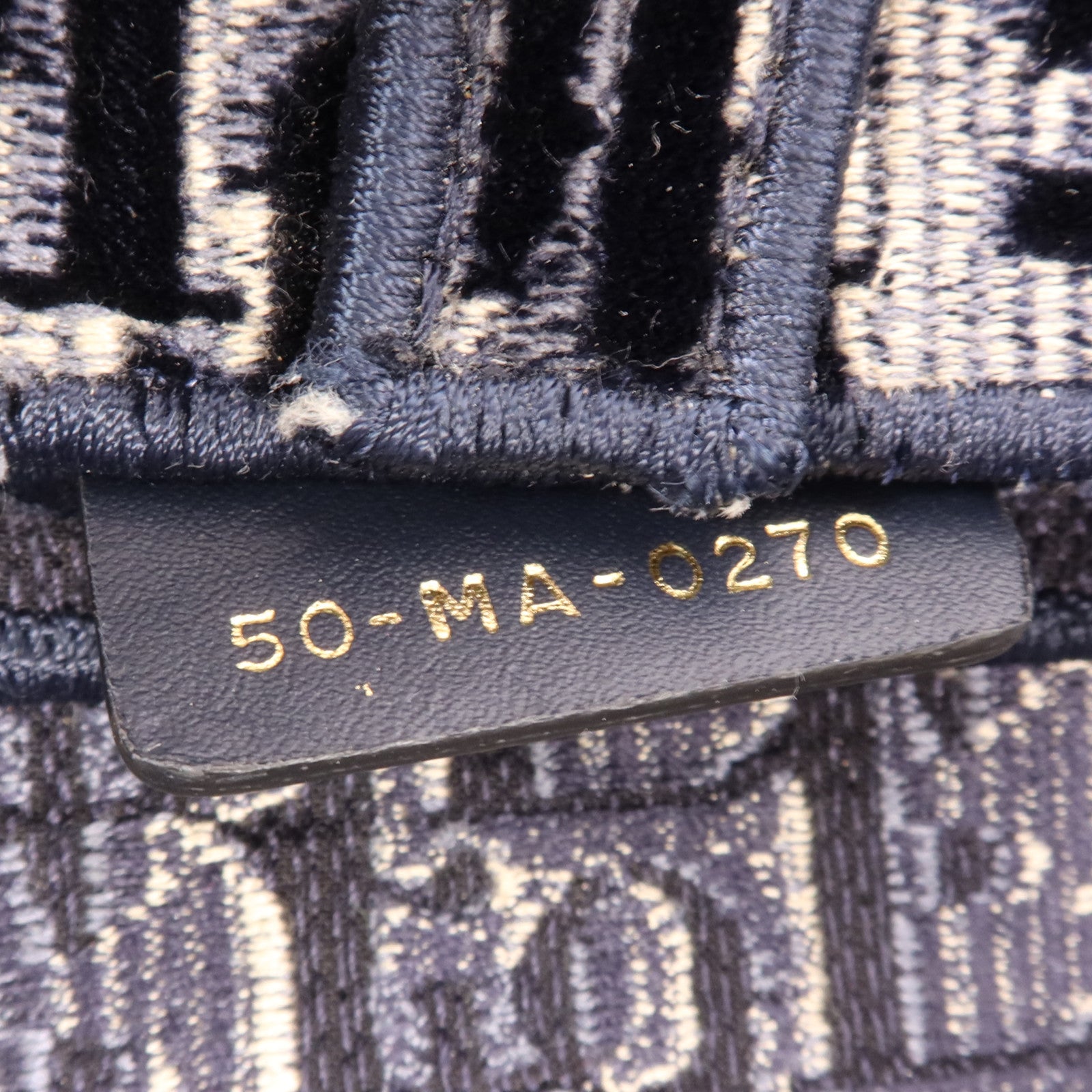 Dior 帆布Saddle金扣手挽袋