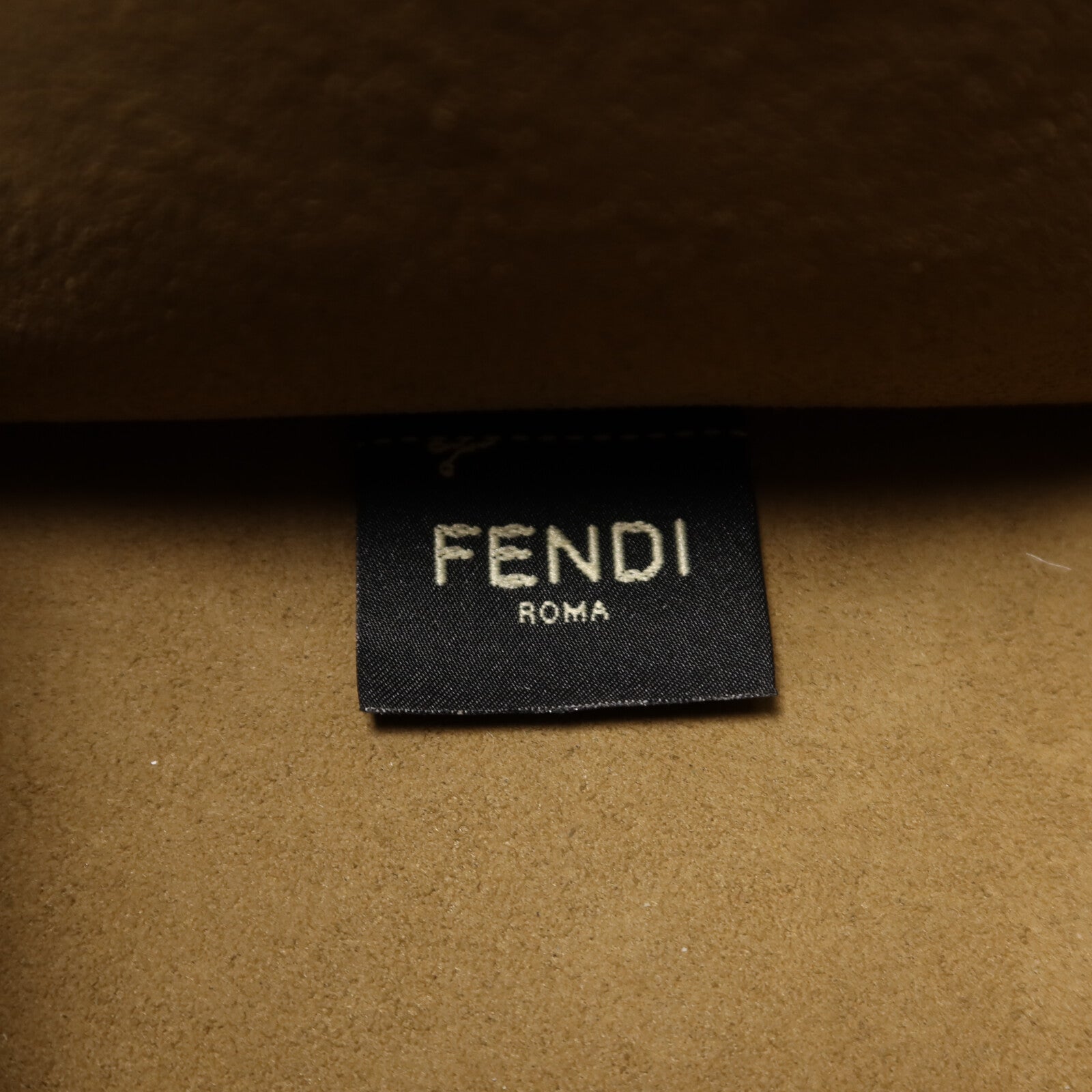 FENDI 帆布Sunshine Medium金扣手挽肩背兩用袋