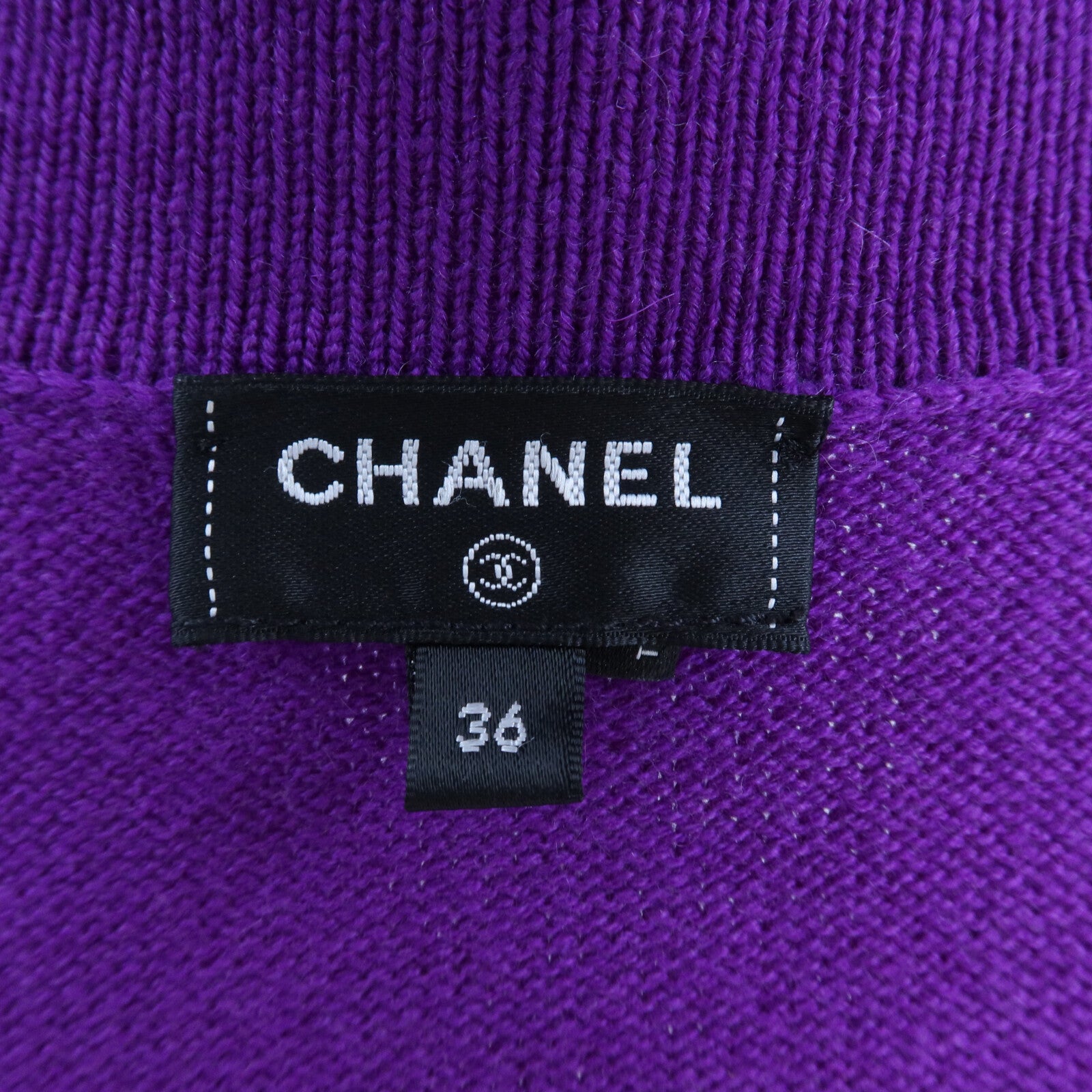 CHANEL Cashmere/Elastane Metiers D'art Look 7針織