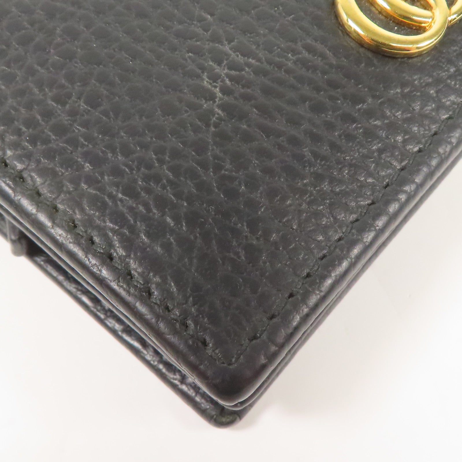 GUCCI 牛皮皮革Wallet金扣錢包