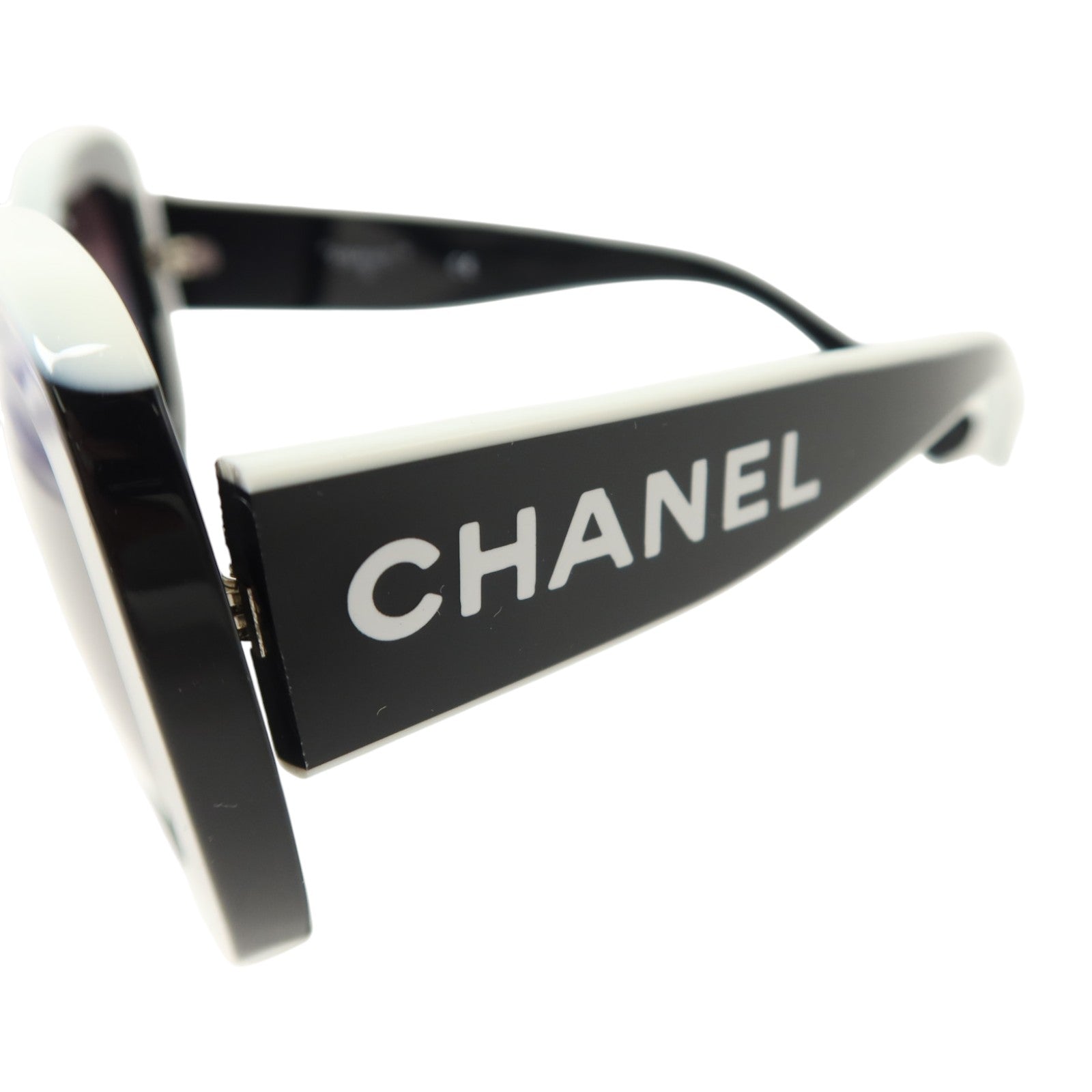 CHANEL PVC Oval Sunglasses太陽眼鏡