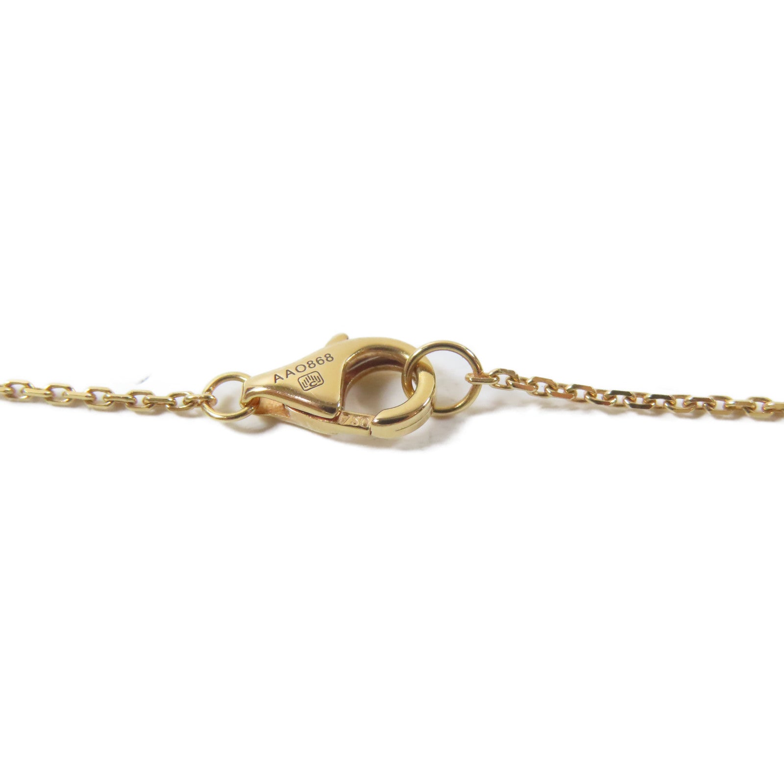 CARTIER 18K玫瑰金Amulette De Cartier項鍊#90cm