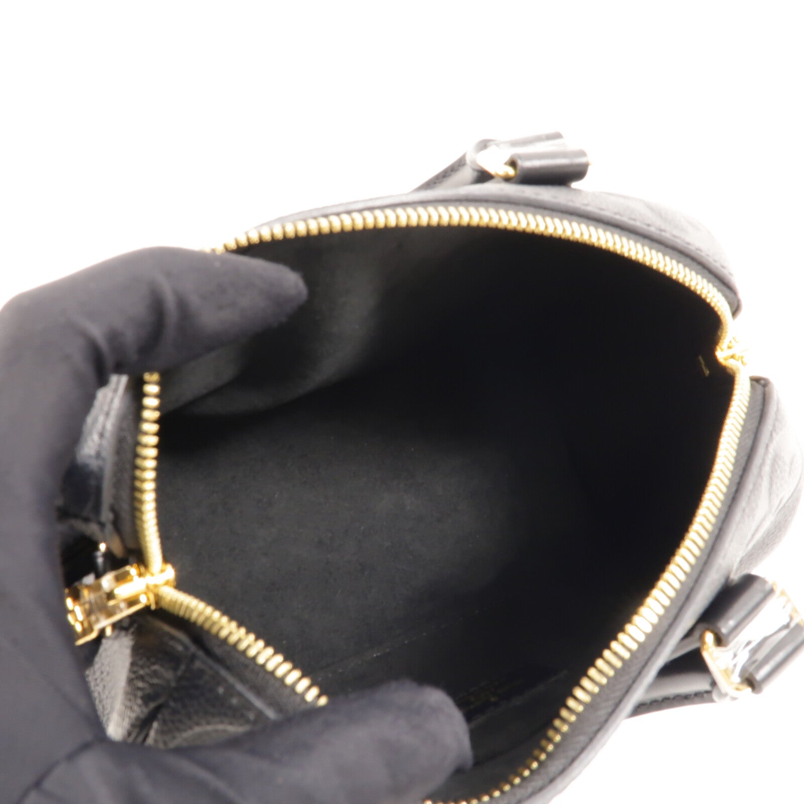 LOUIS VUITTON Monogram Empreinte Speedy Bandouliere 20手挽肩背兩用袋