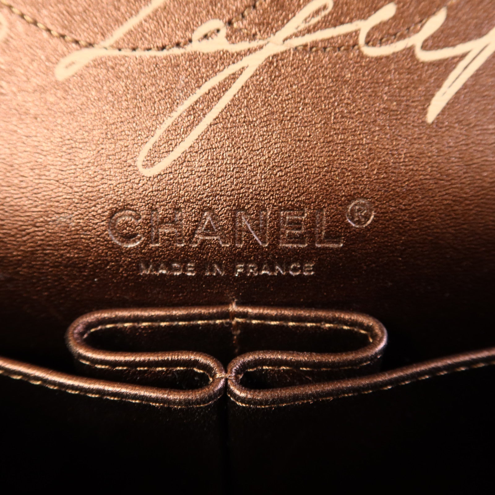 CHANEL 牛皮皮革Classic 25金扣鏈帶肩背袋