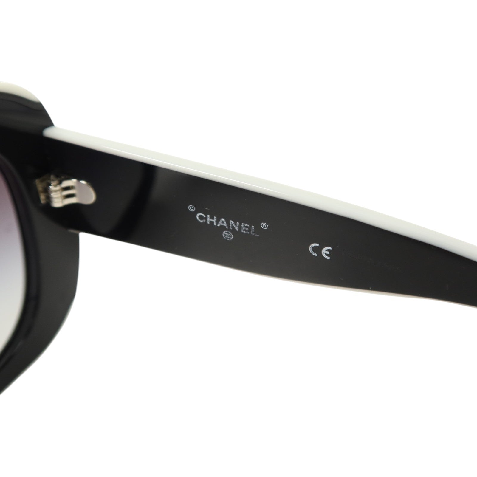 CHANEL PVC Oval Sunglasses太陽眼鏡