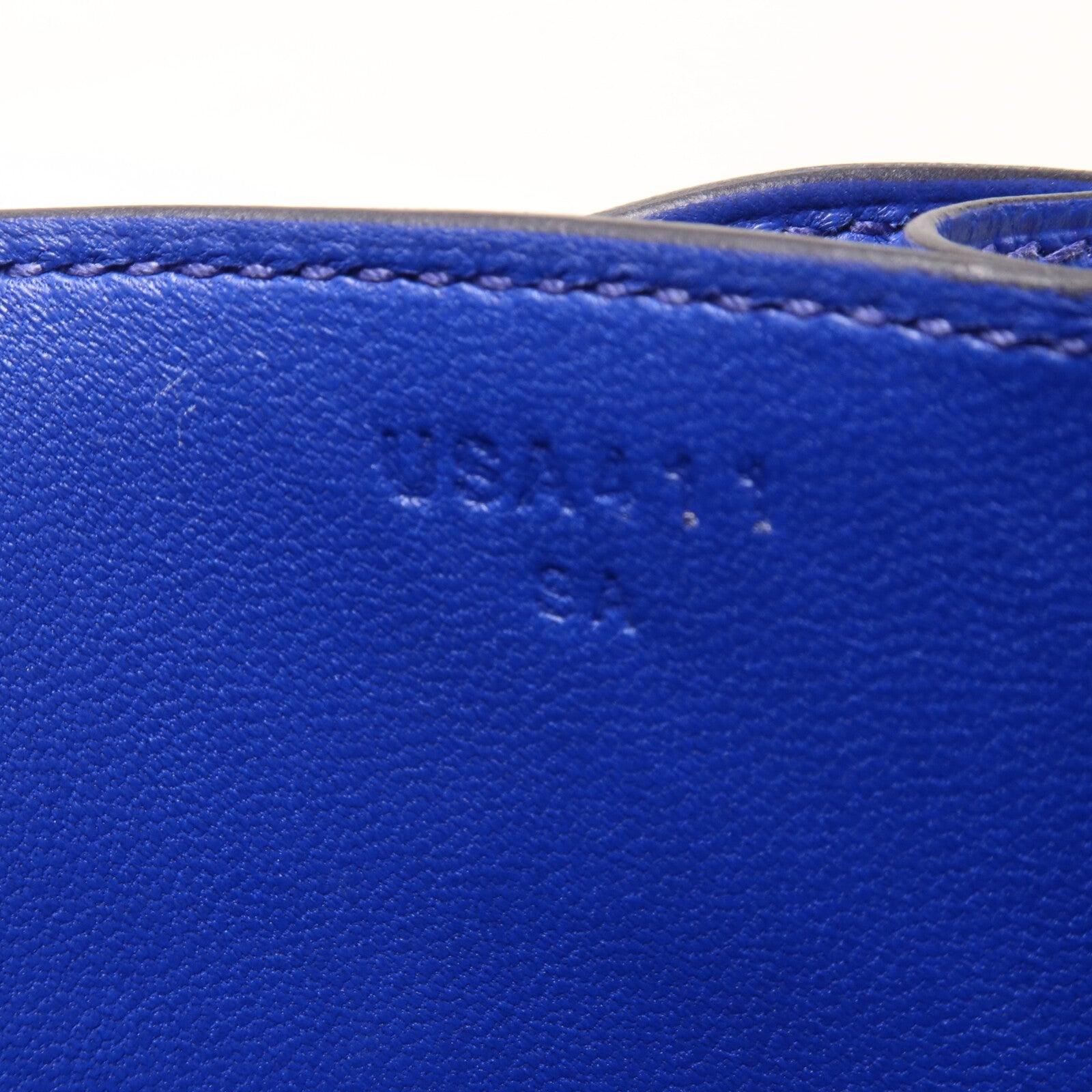 HERMES Epsom皮革Constance Mini肩背袋Bleu Royal