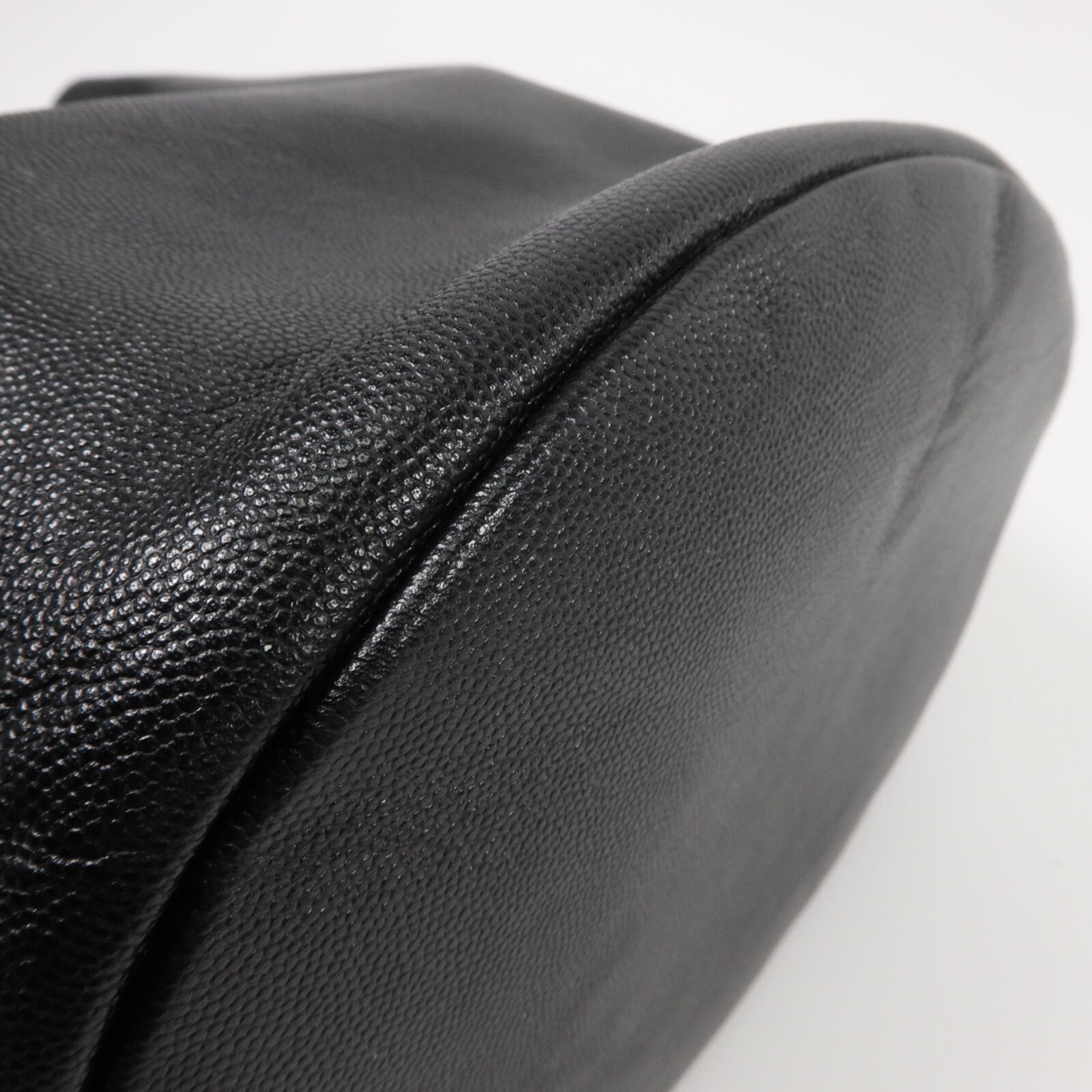 CHANEL 牛皮皮革Deauville Bucket Bag鏈帶肩背袋