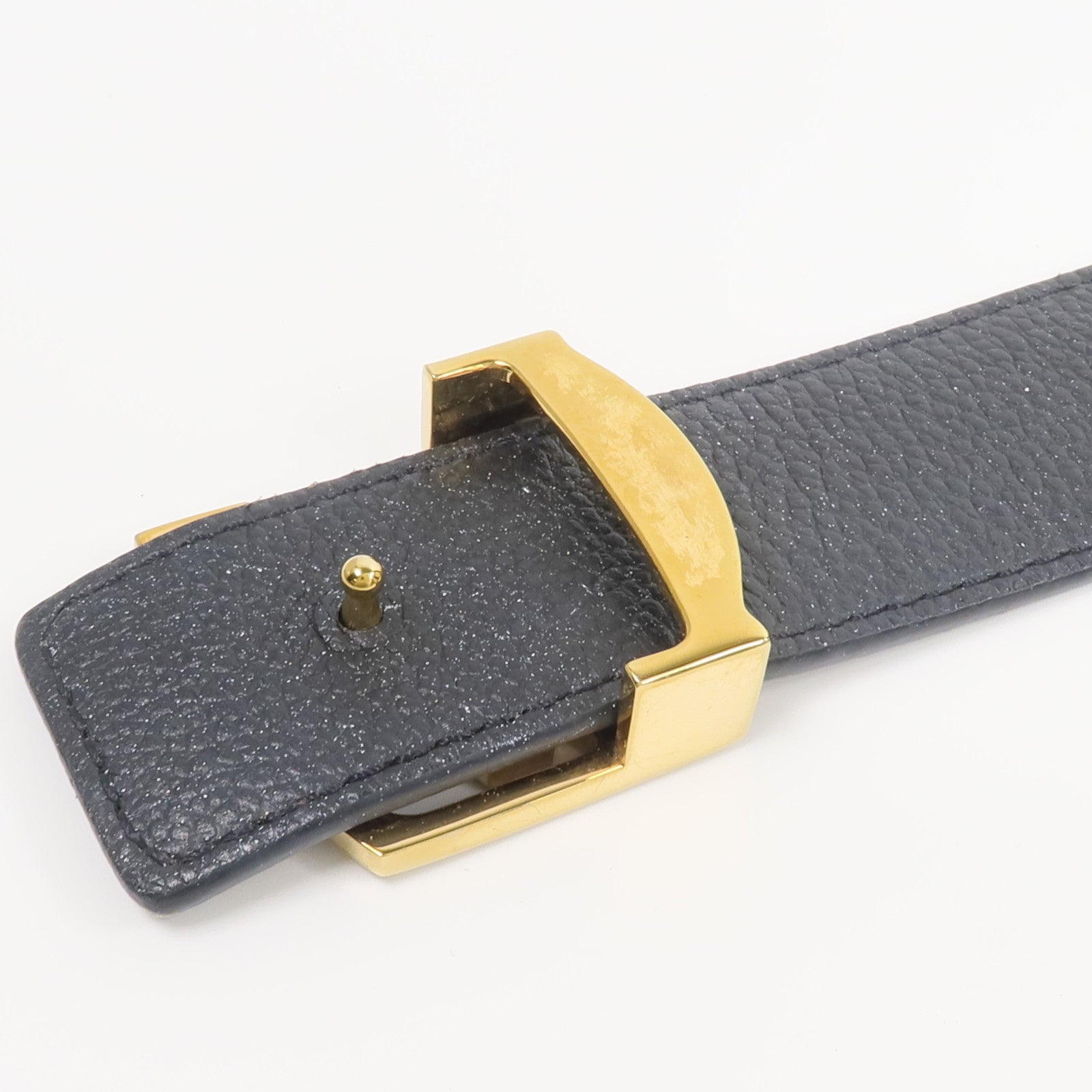 LOUIS VUITTON Monogram Initiales 30mm Reversible Belt皮帶