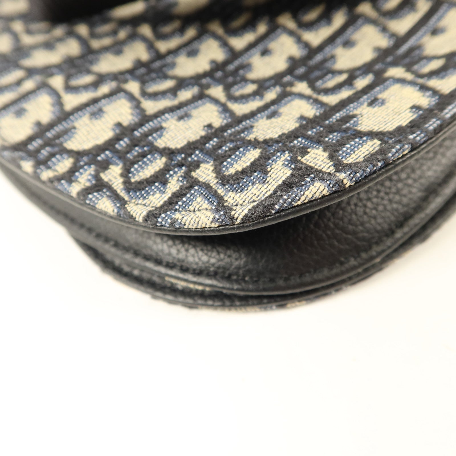 Dior 帆布Saddle Pouch Crossbody Bag銀扣肩背袋