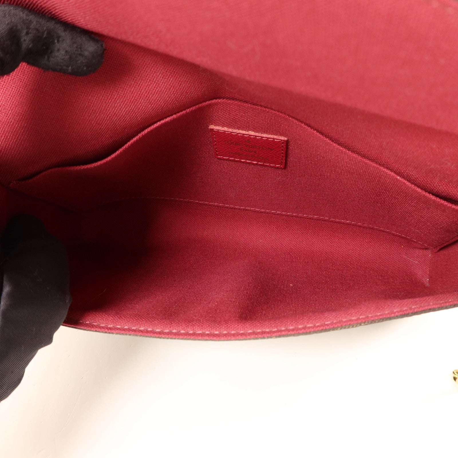 LOUIS VUITTON Monogram Pochette Felicie金扣鏈帶肩背袋