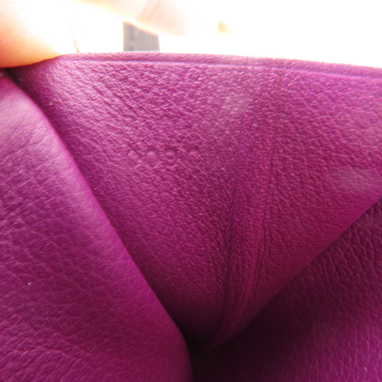HERMES Evercolor皮革Constance Wallet金扣錢包Anemone