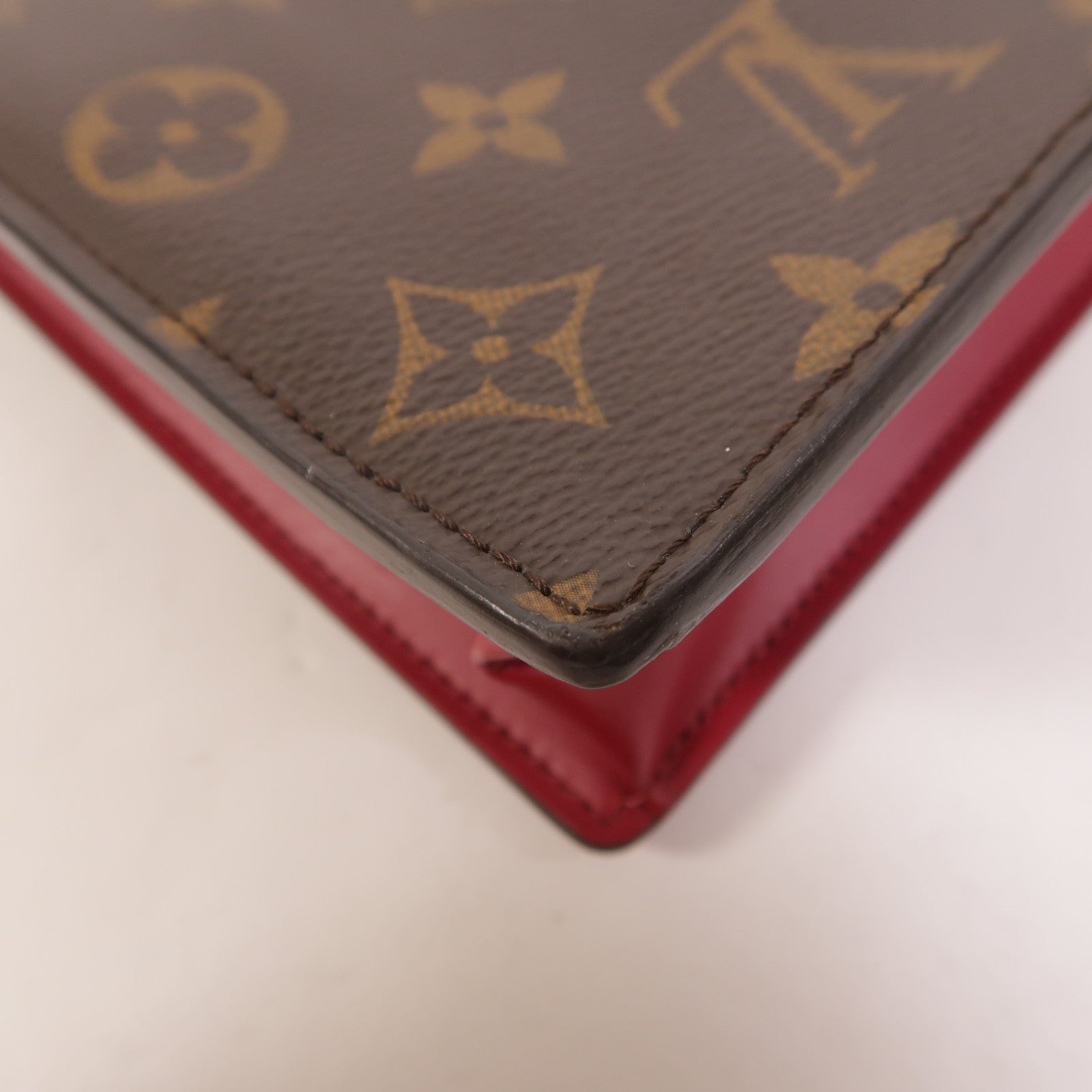 LOUIS VUITTON Monogram Portefeuille Flore鏈帶肩背袋