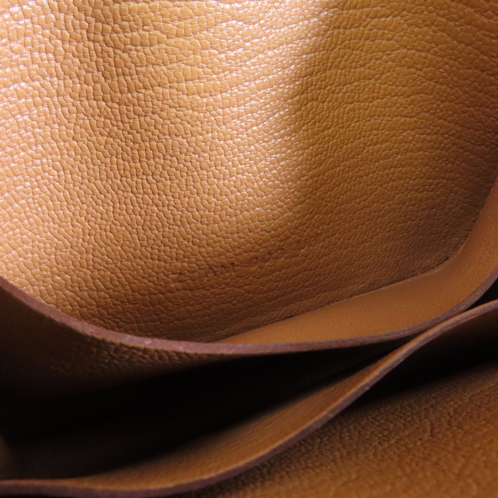 HERMES Chevre皮革Roulis Slim金扣錢包啡色