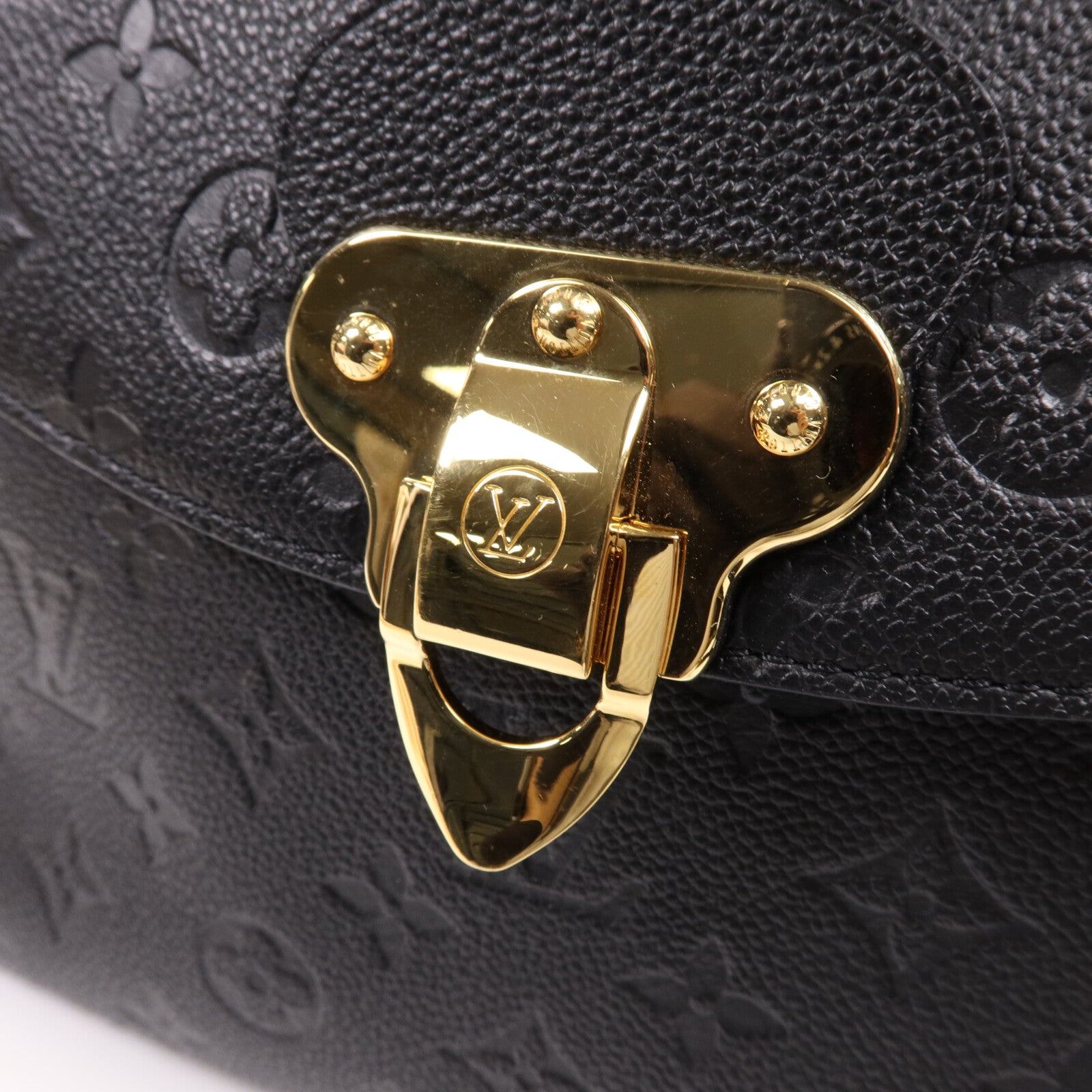 LOUIS VUITTON Monogram Empreinte Georges金扣手挽肩背兩用袋
