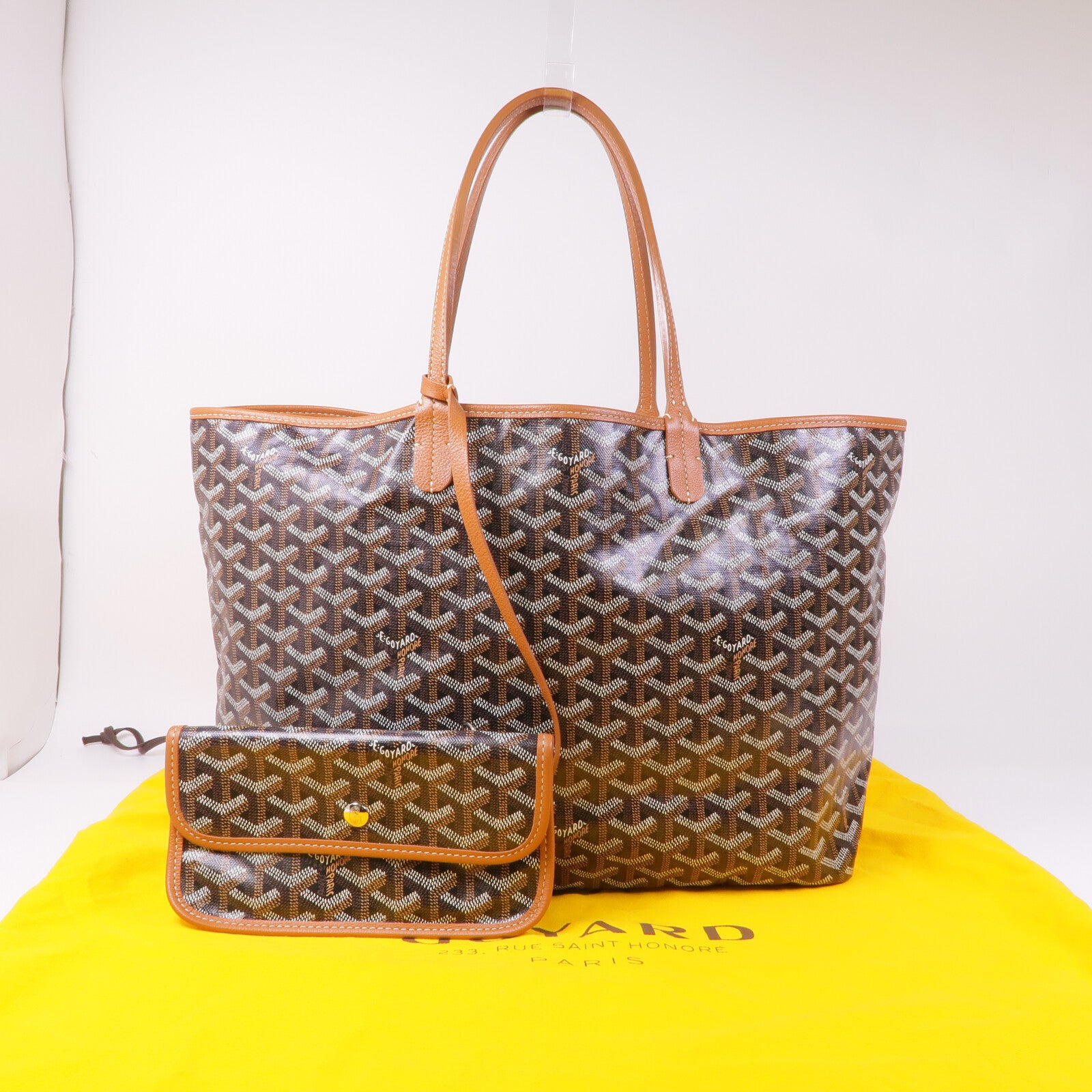 GOYARD 塗層帆布Saint Louis PM手挽袋