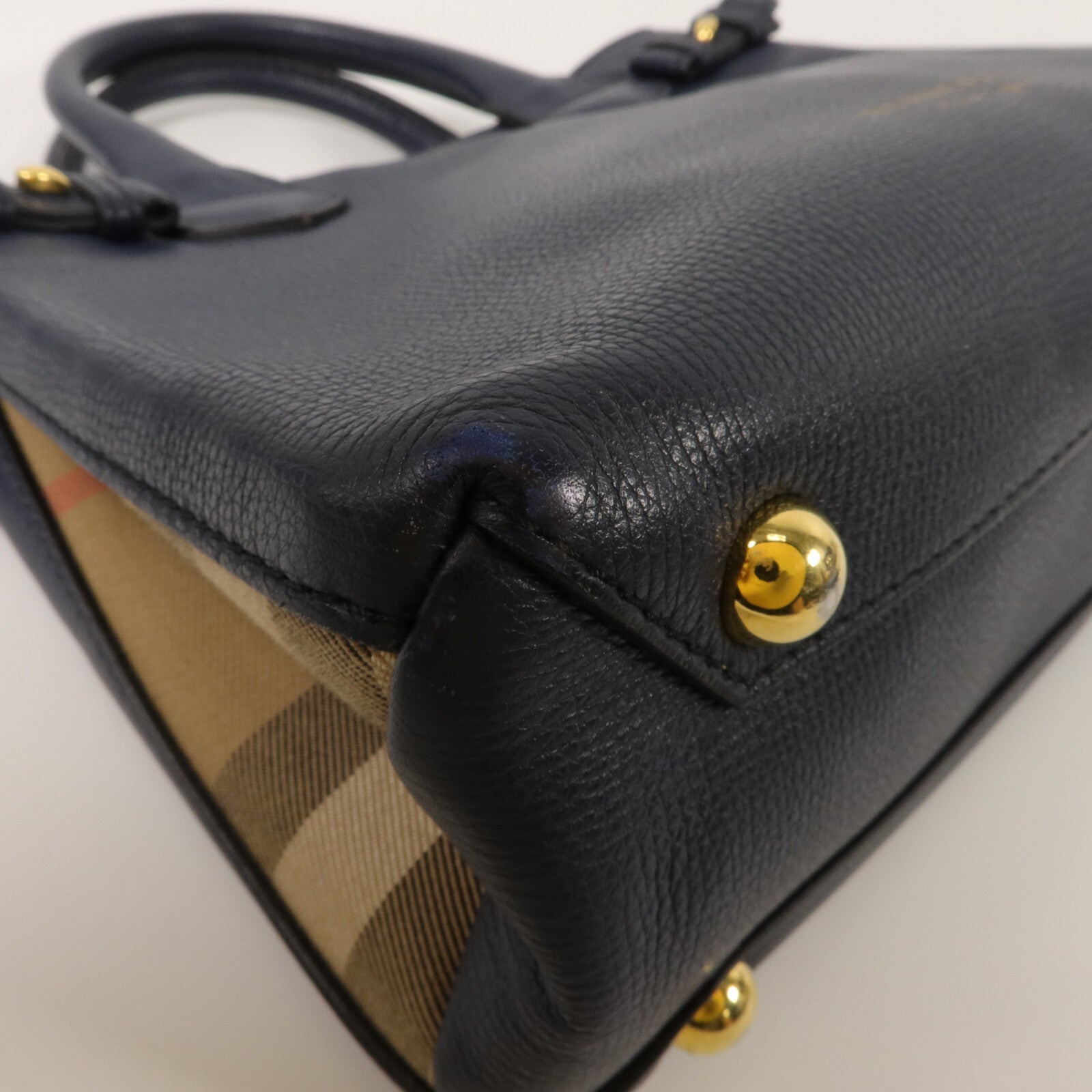 BURBERRY 牛皮皮革2 Way Bag手挽肩背兩用袋