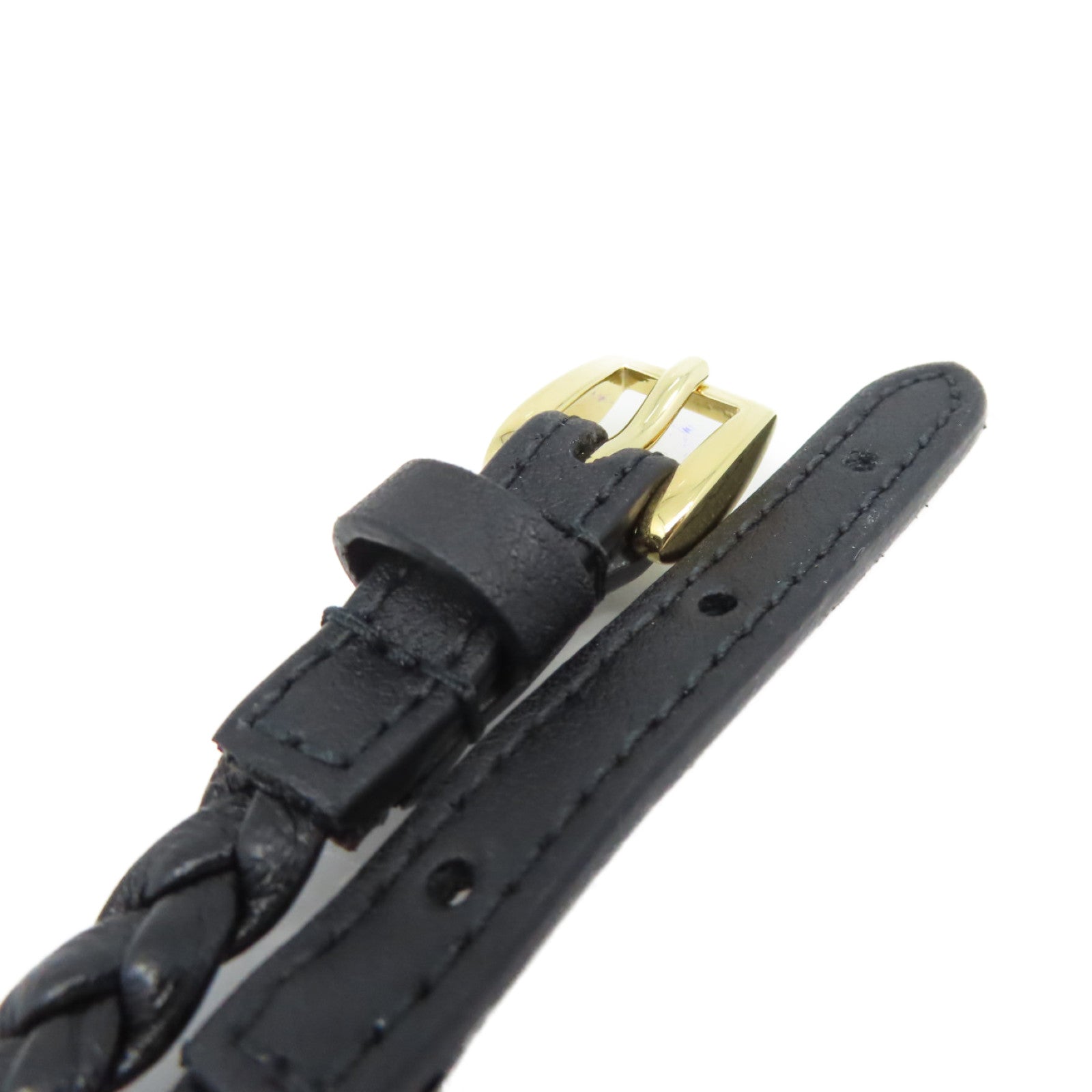 GUCCI 【激減優惠】牛皮皮革Gucci Choker項圈黑色/金色